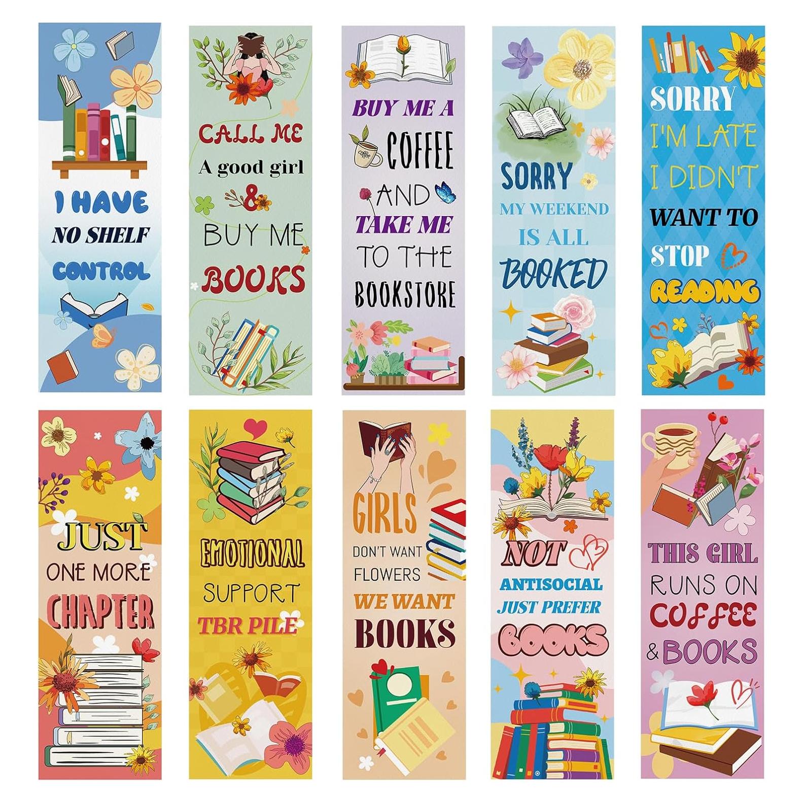 Paquete de 100 Marcadores Doble Cara Zhirlyn para Lectores