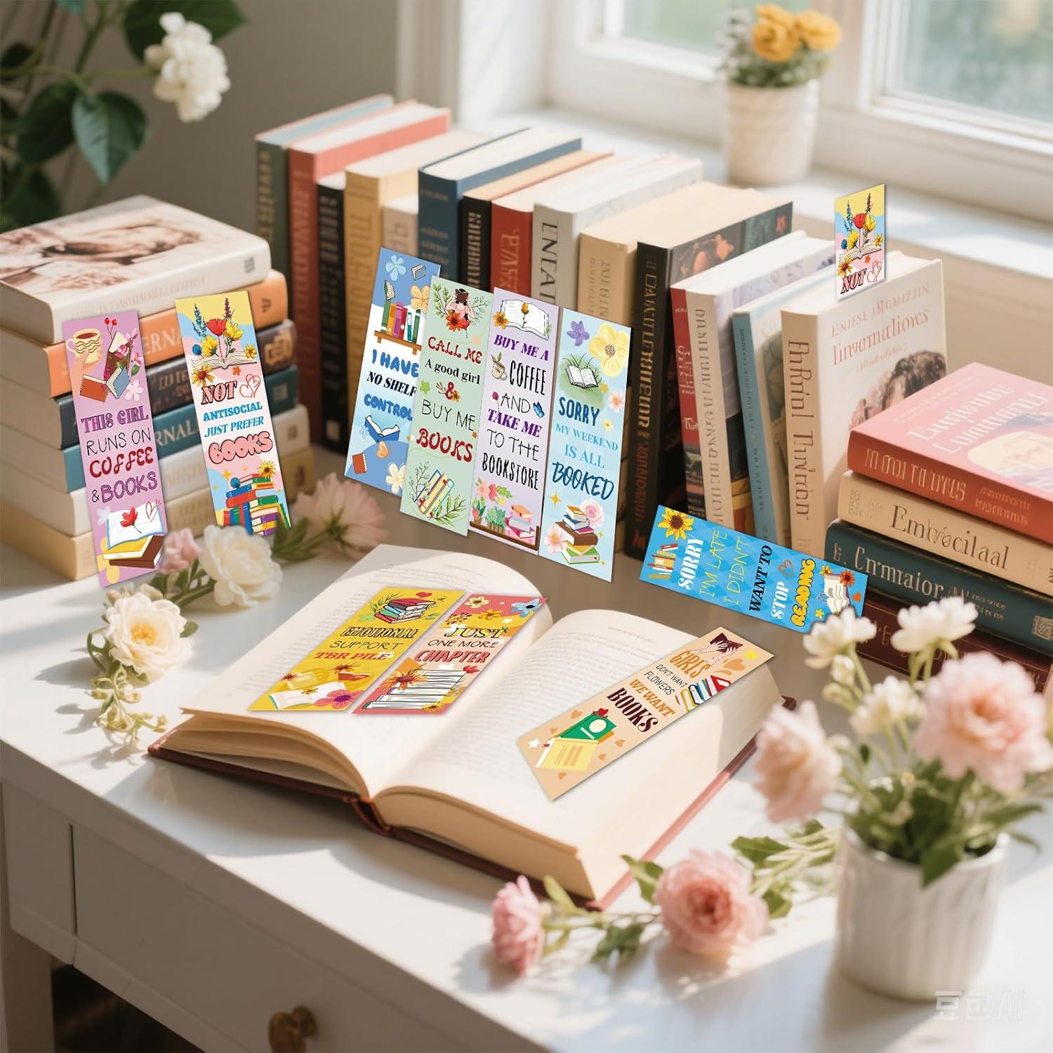 Paquete de 100 Marcadores Doble Cara Zhirlyn para Lectores