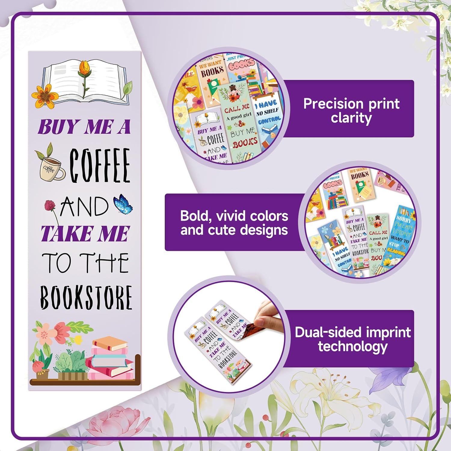 Paquete de 100 Marcadores Doble Cara Zhirlyn para Lectores