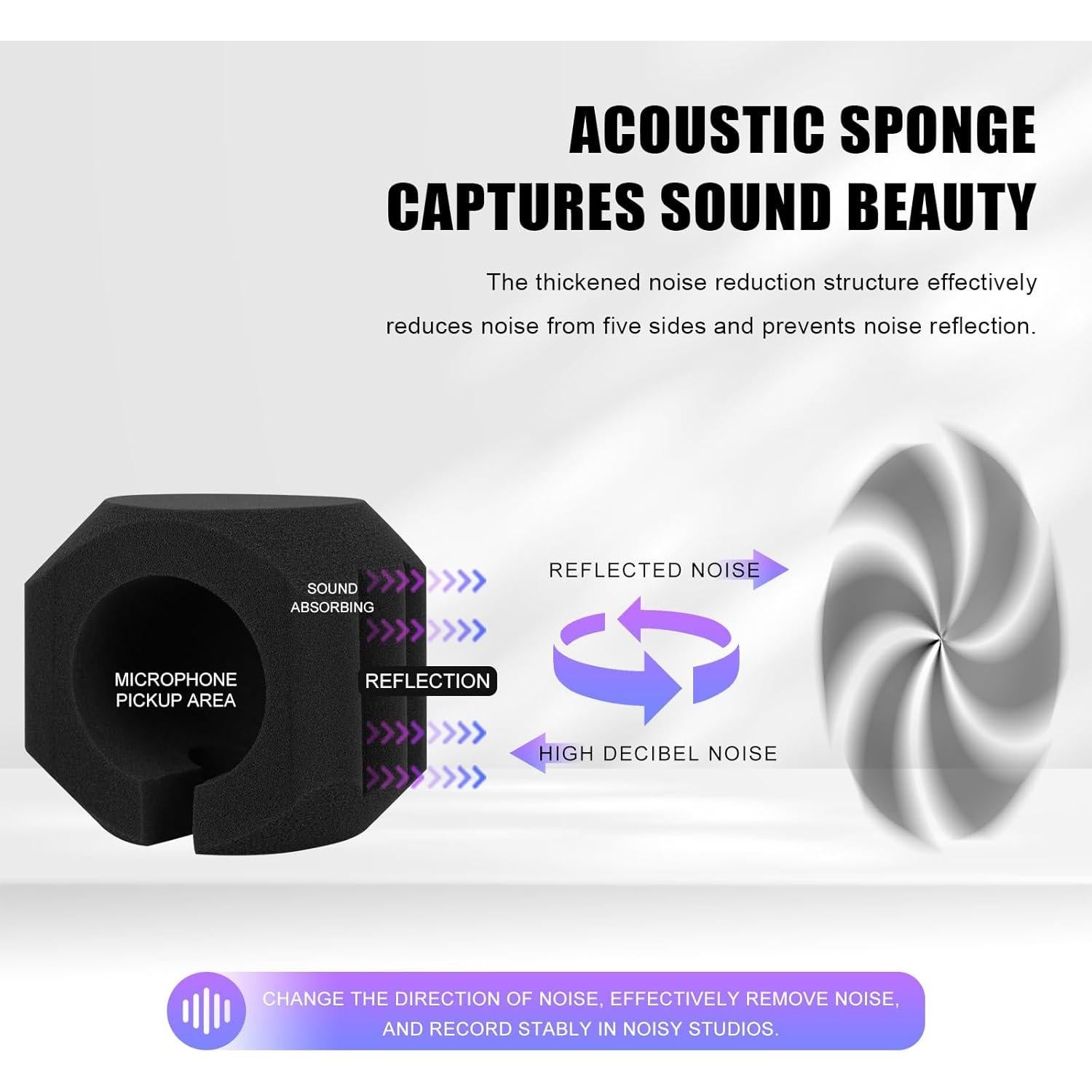 Filtro de Pop para Micrófono NF1 - Reducción Acústica 45mm