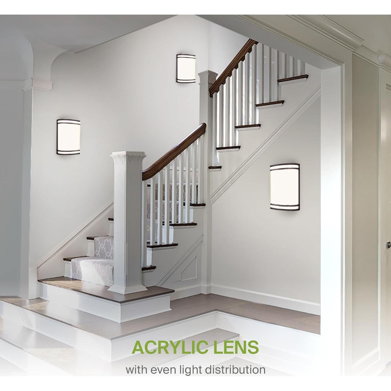 Luz de Pared LED Interior ASD Bronce Aceitado 25.4cm 3000K-5000K