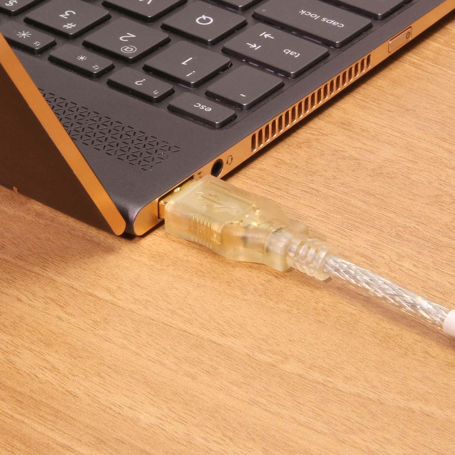 Cable de Extensión USB 2.0 USBGear 1.83 m A a A Transparente