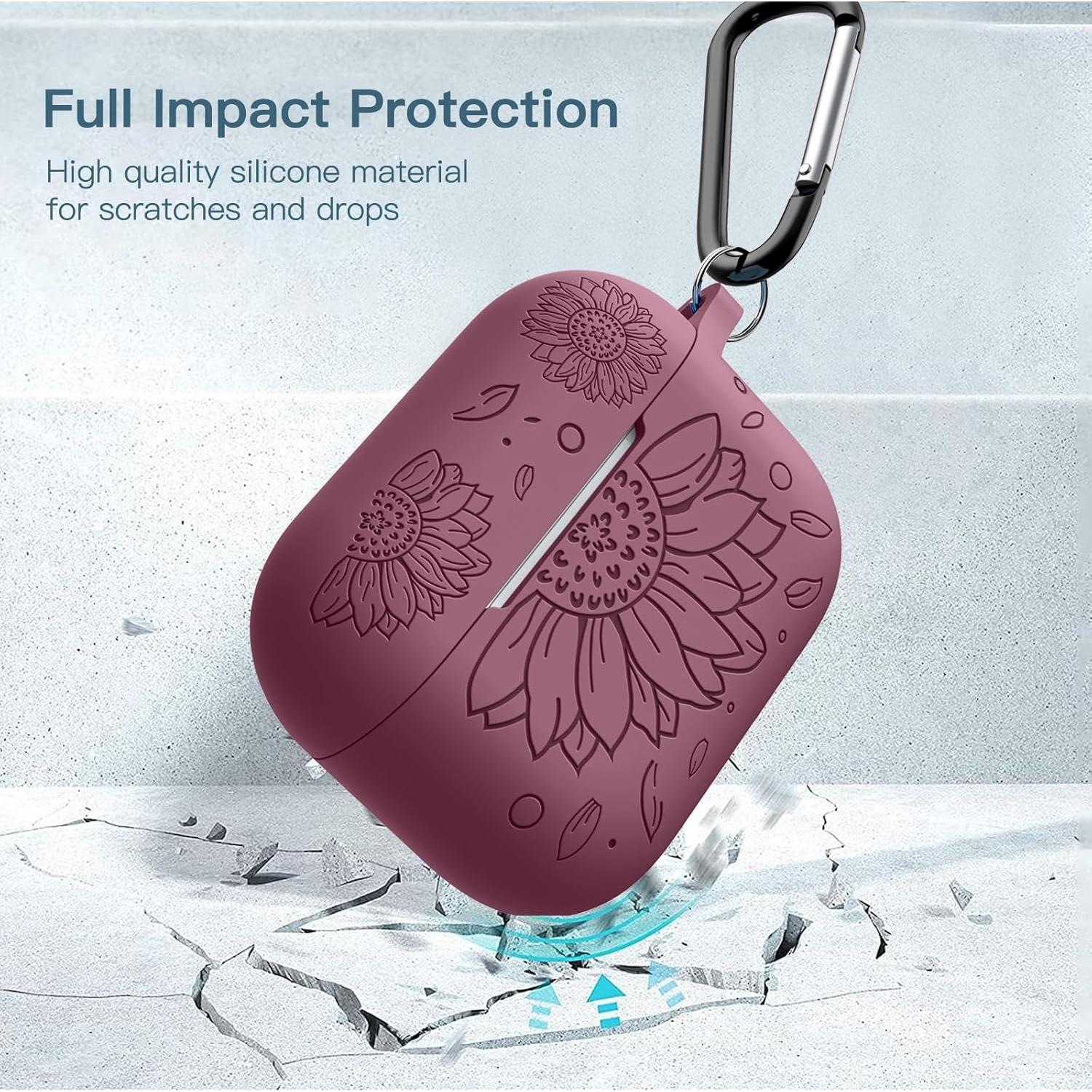 Funda Silicona IMIVIO Girasol para AirPods Pro 2da/1ra Gen