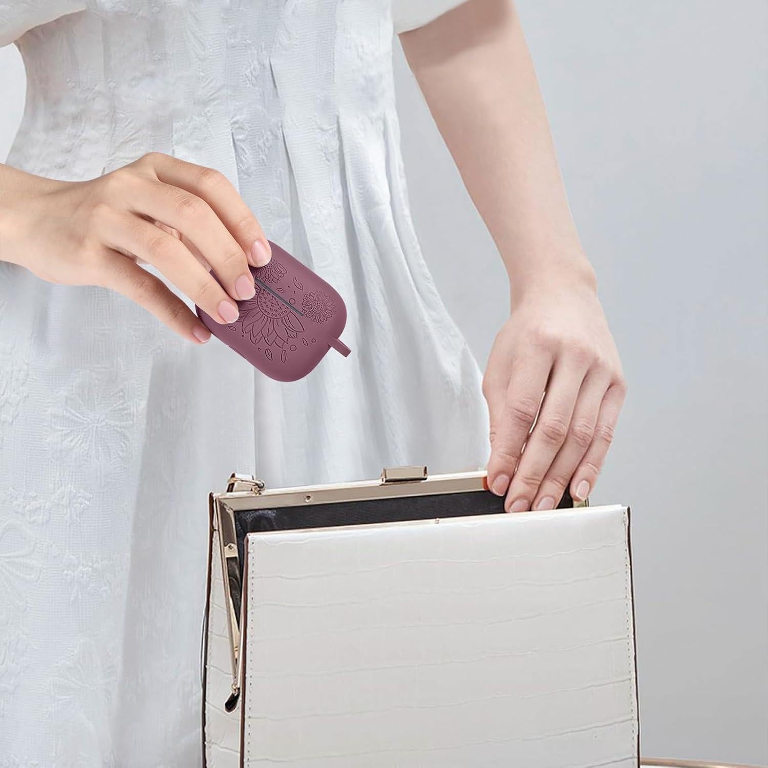 Funda Silicona IMIVIO Girasol para AirPods Pro 2da/1ra Gen