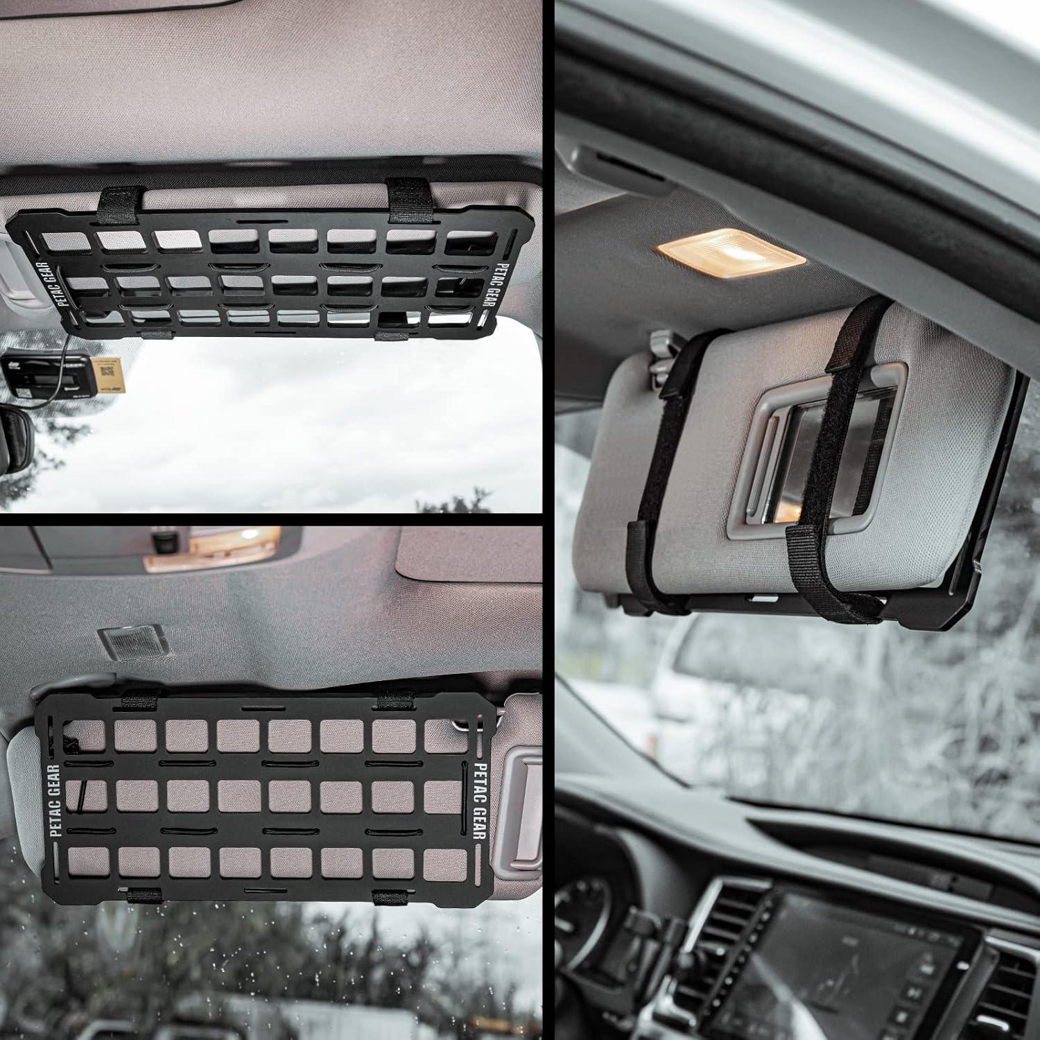 Organizador de Visera de Coche PETAC GEAR TA-P30825 Negro