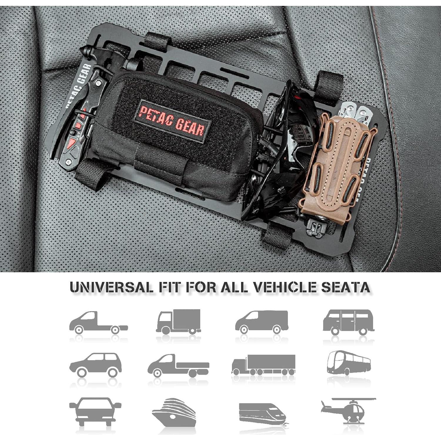 Organizador de Visera de Coche PETAC GEAR TA-P30825 Negro