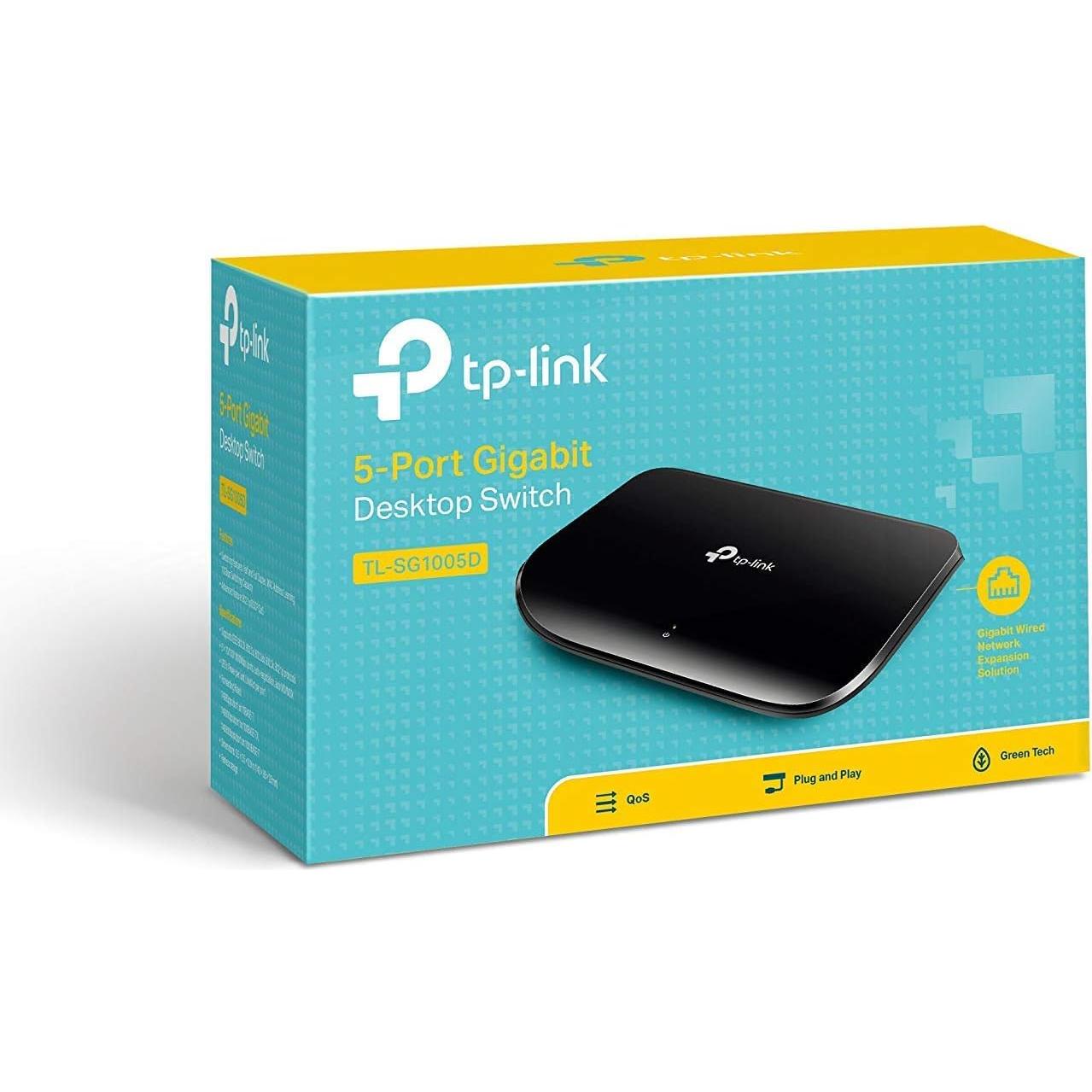 Conmutador Ethernet TP-Link TL-SG1005D 5 Puertos Gigabit
