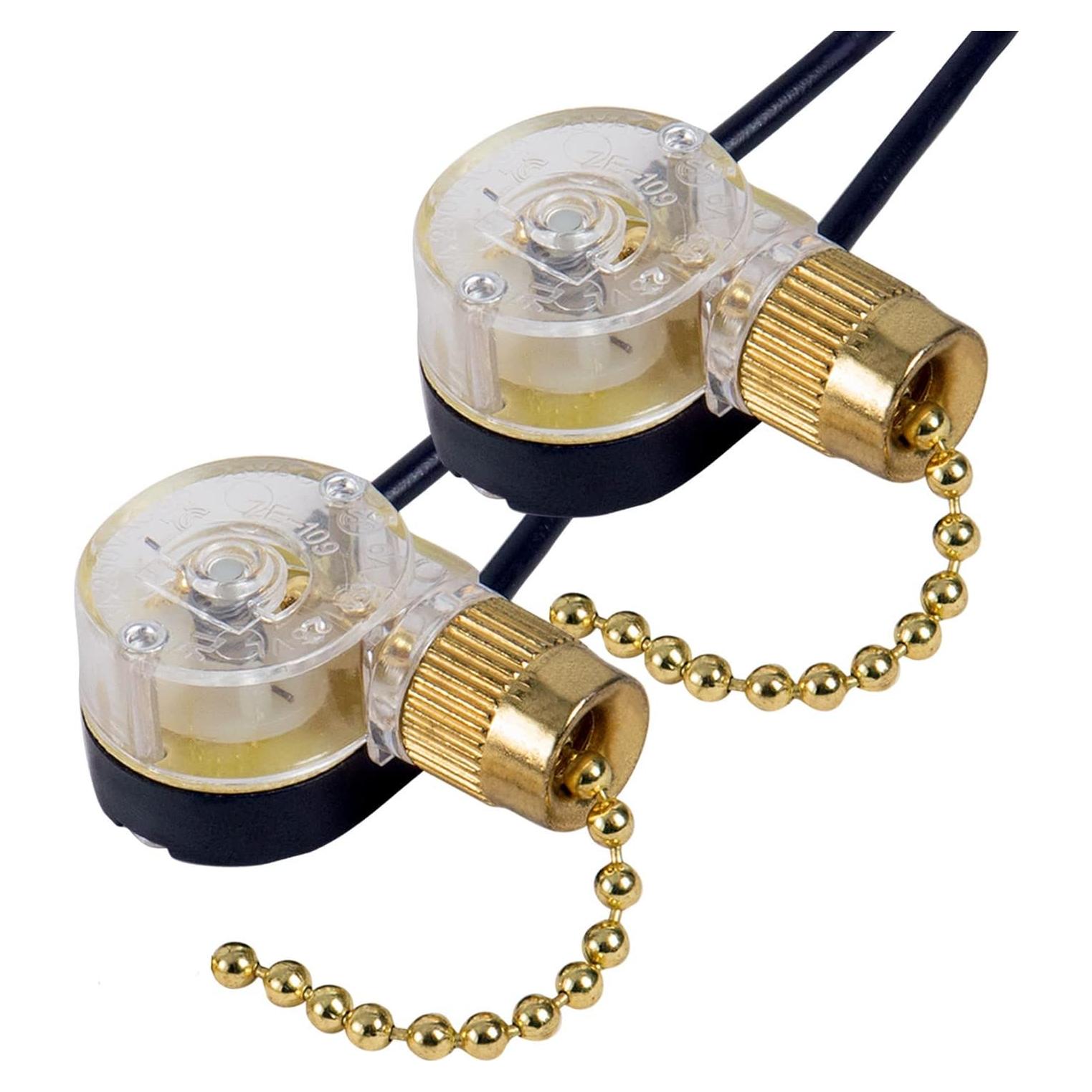 Interruptor de ventilador de techo Zing Ear ZE-109 - Paquete de 2