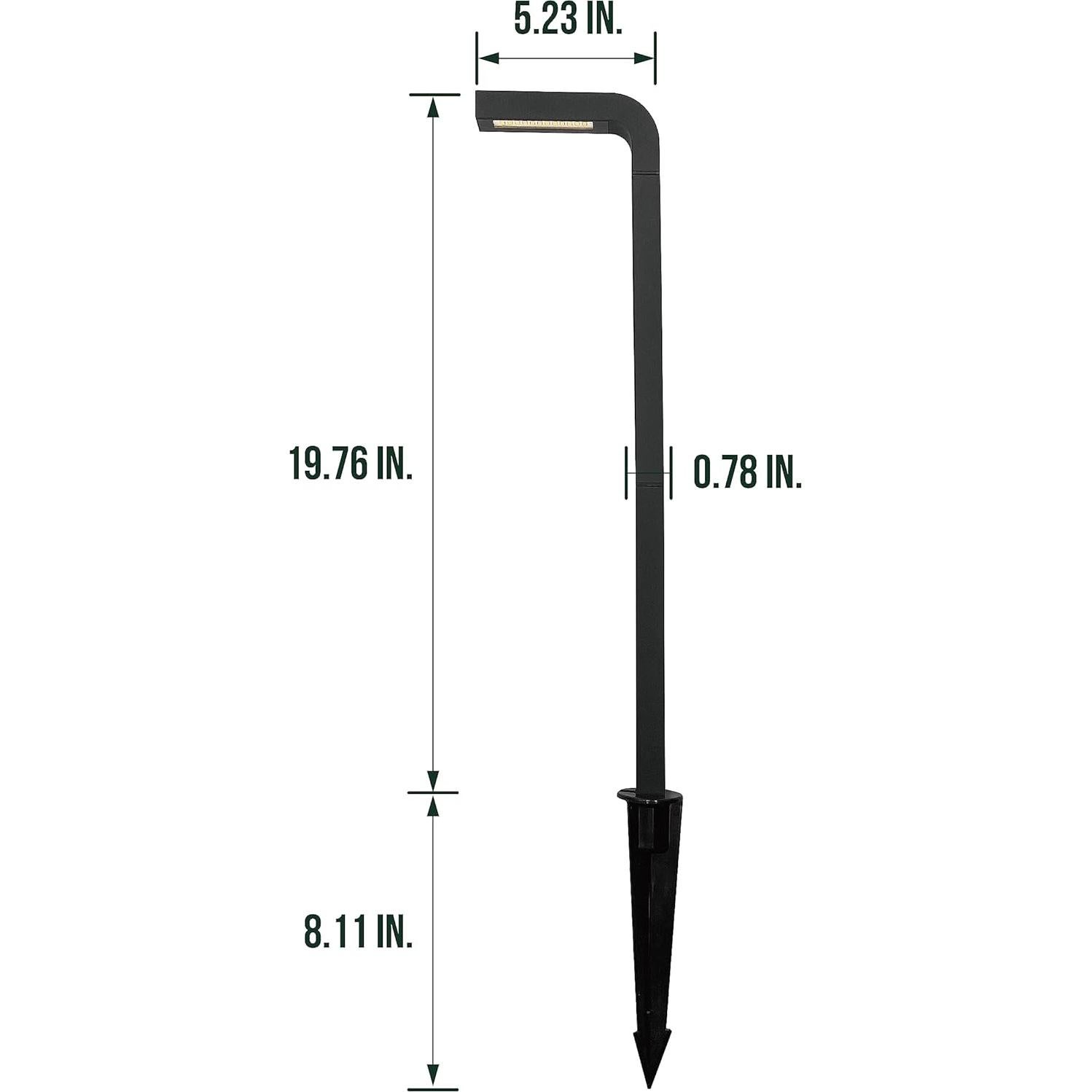 Luces LED de Jardín GKOLED 3W, Paquete de 6, Aluminio, IP65