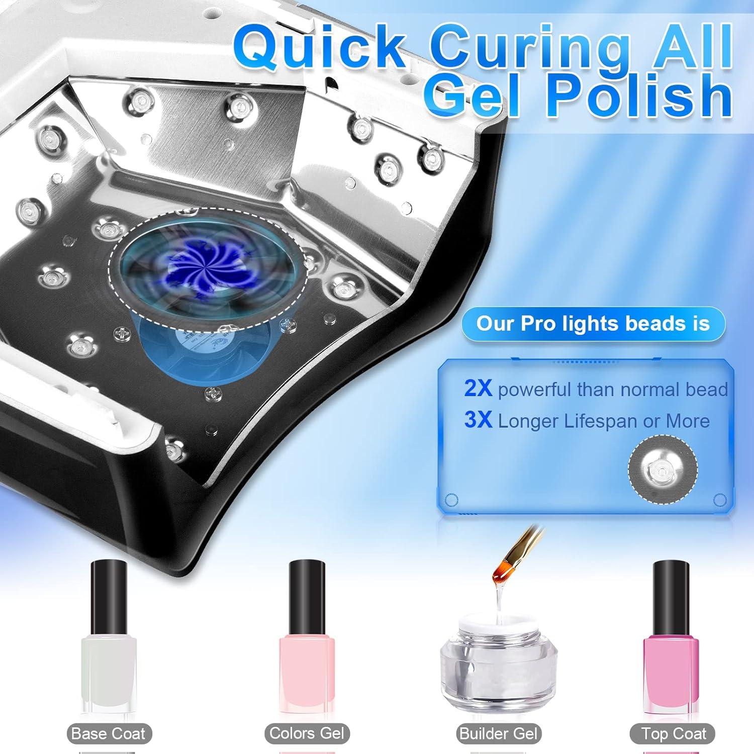 Lámpara de Uñas UV LED IMENE 72W Inalámbrica con Ventilador