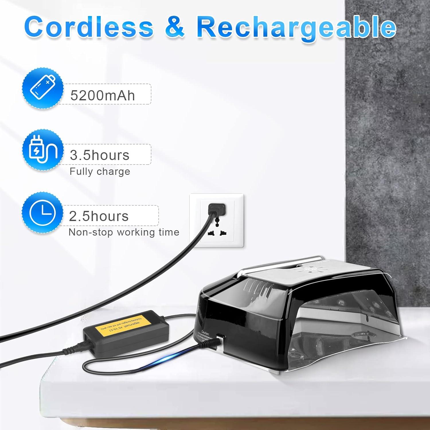 Lámpara de Uñas UV LED IMENE 72W Inalámbrica con Ventilador