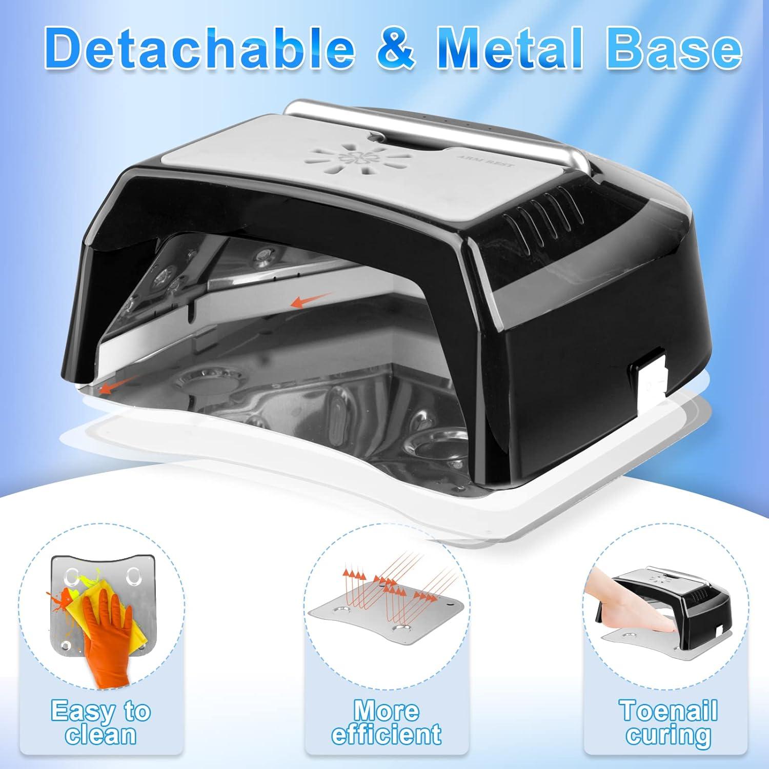 Lámpara de Uñas UV LED IMENE 72W Inalámbrica con Ventilador