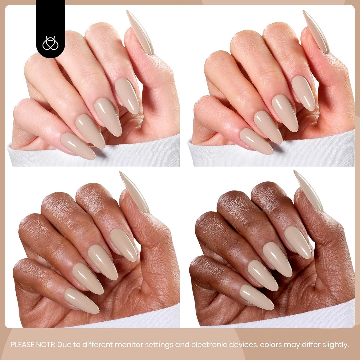 Esmalte de Uñas Gel Beetles 15ml Marrón Beige Bronceado