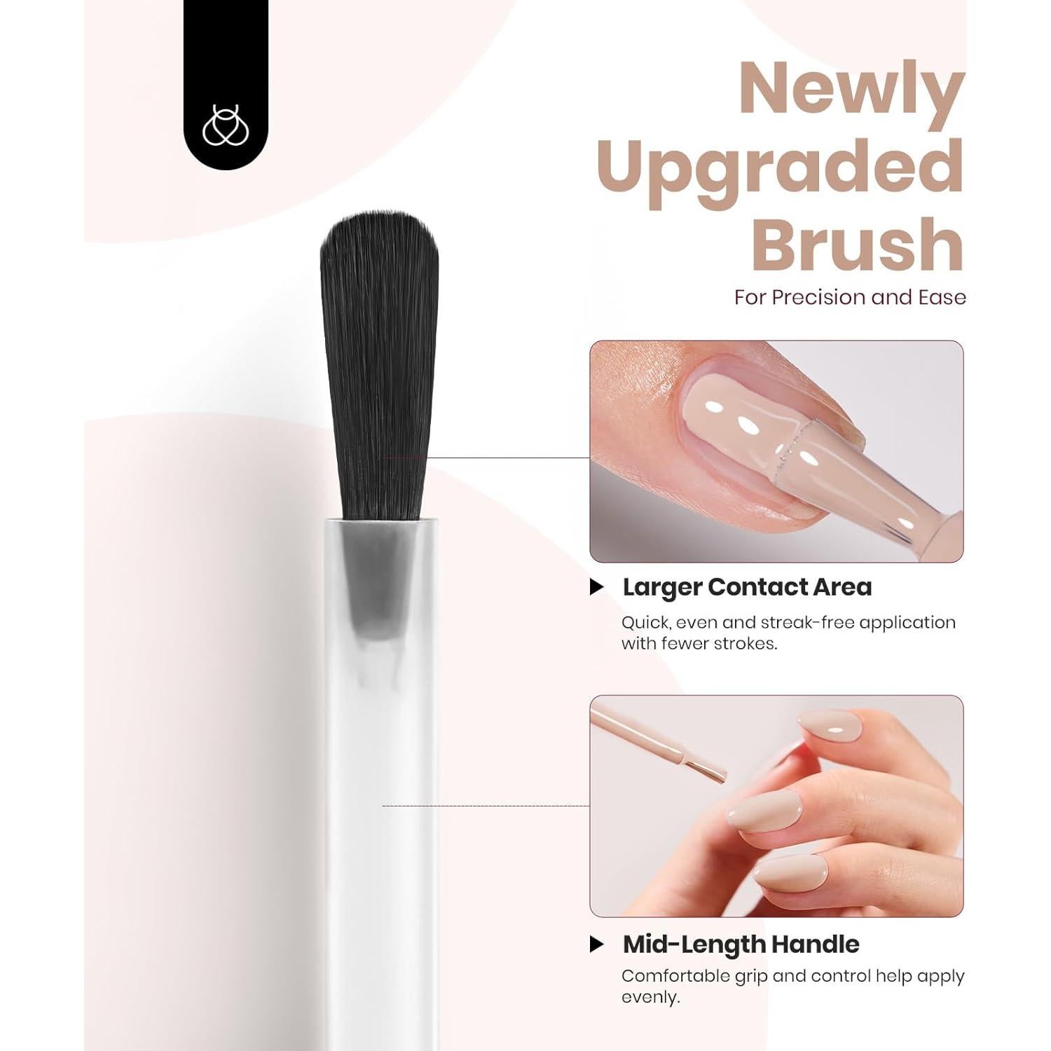 Esmalte de Uñas Gel Beetles 15ml Marrón Beige Bronceado