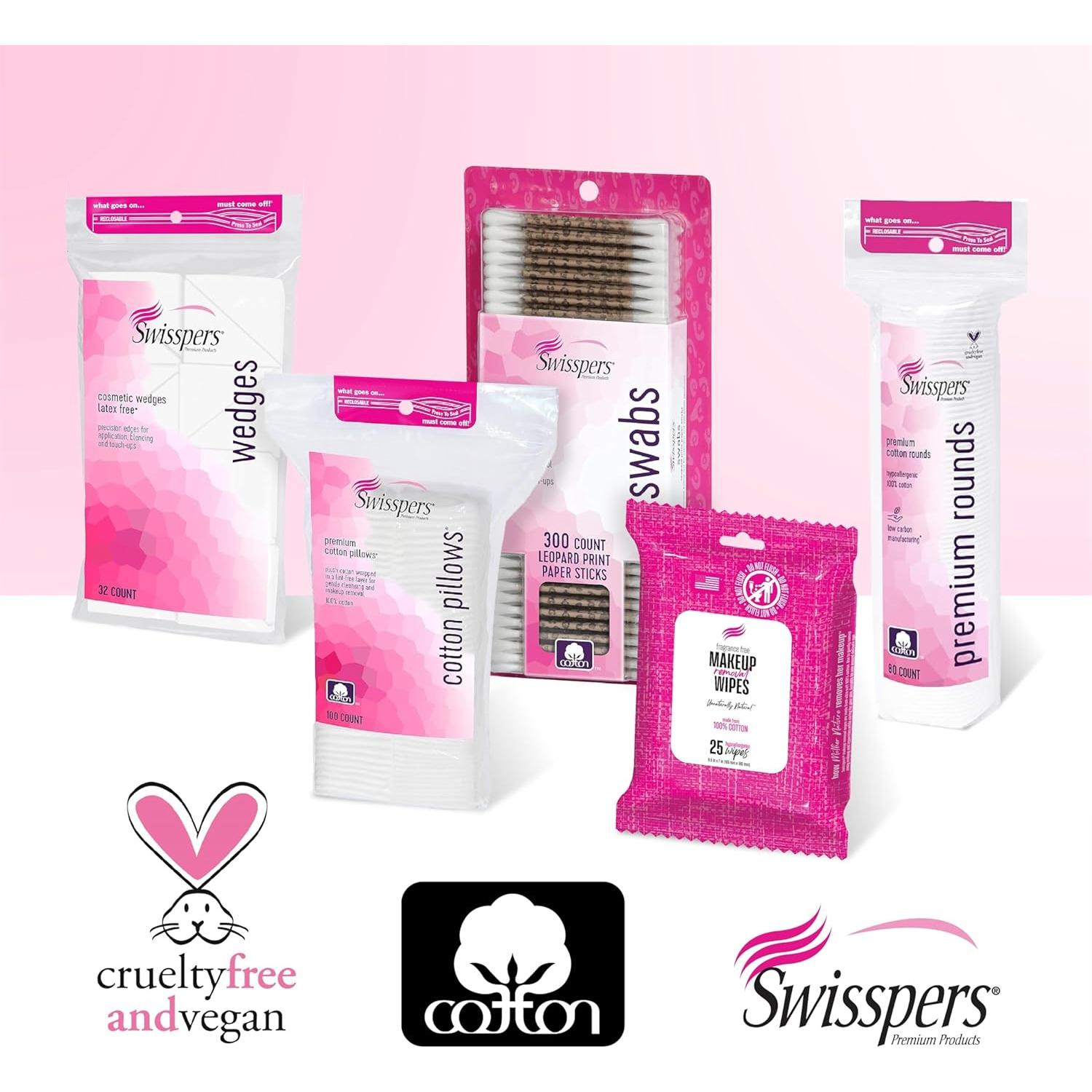 Discos Cosméticos Swisspers CTX Redondos Desechables 48 Pzs