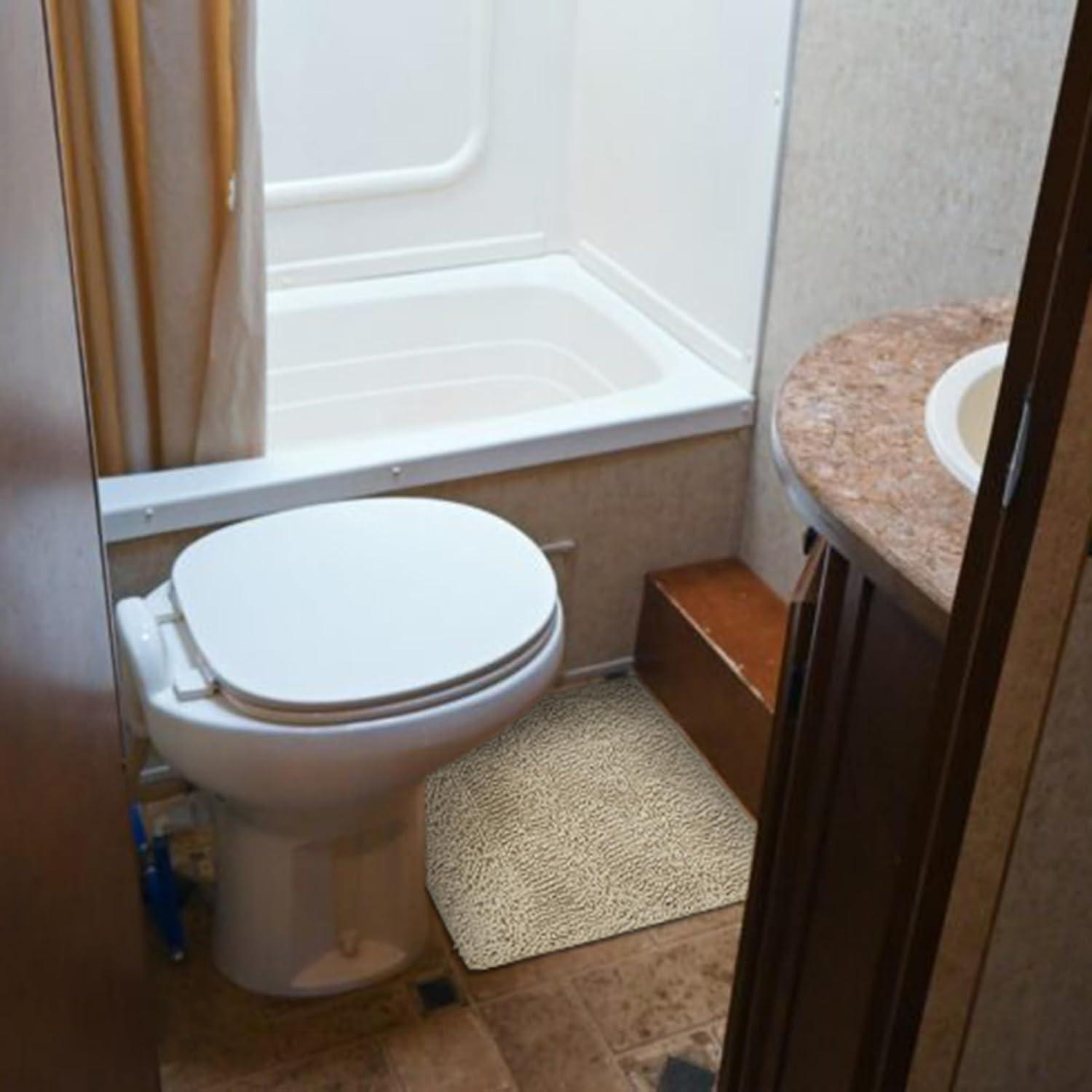 Alfombra de Baño Antideslizante KAMA BRIDAL Beige 30x30 cm