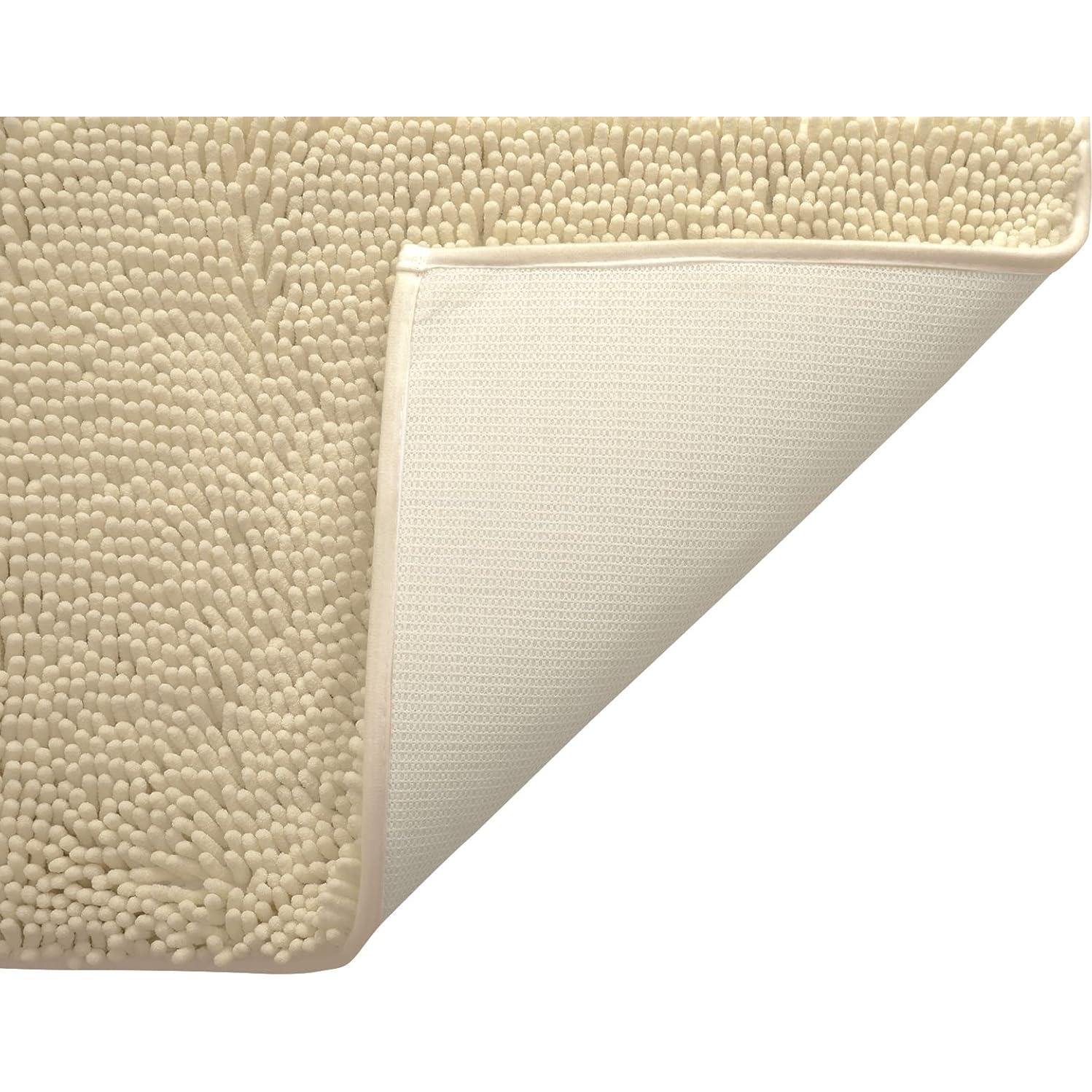 Alfombra de Baño Antideslizante KAMA BRIDAL Beige 30x30 cm