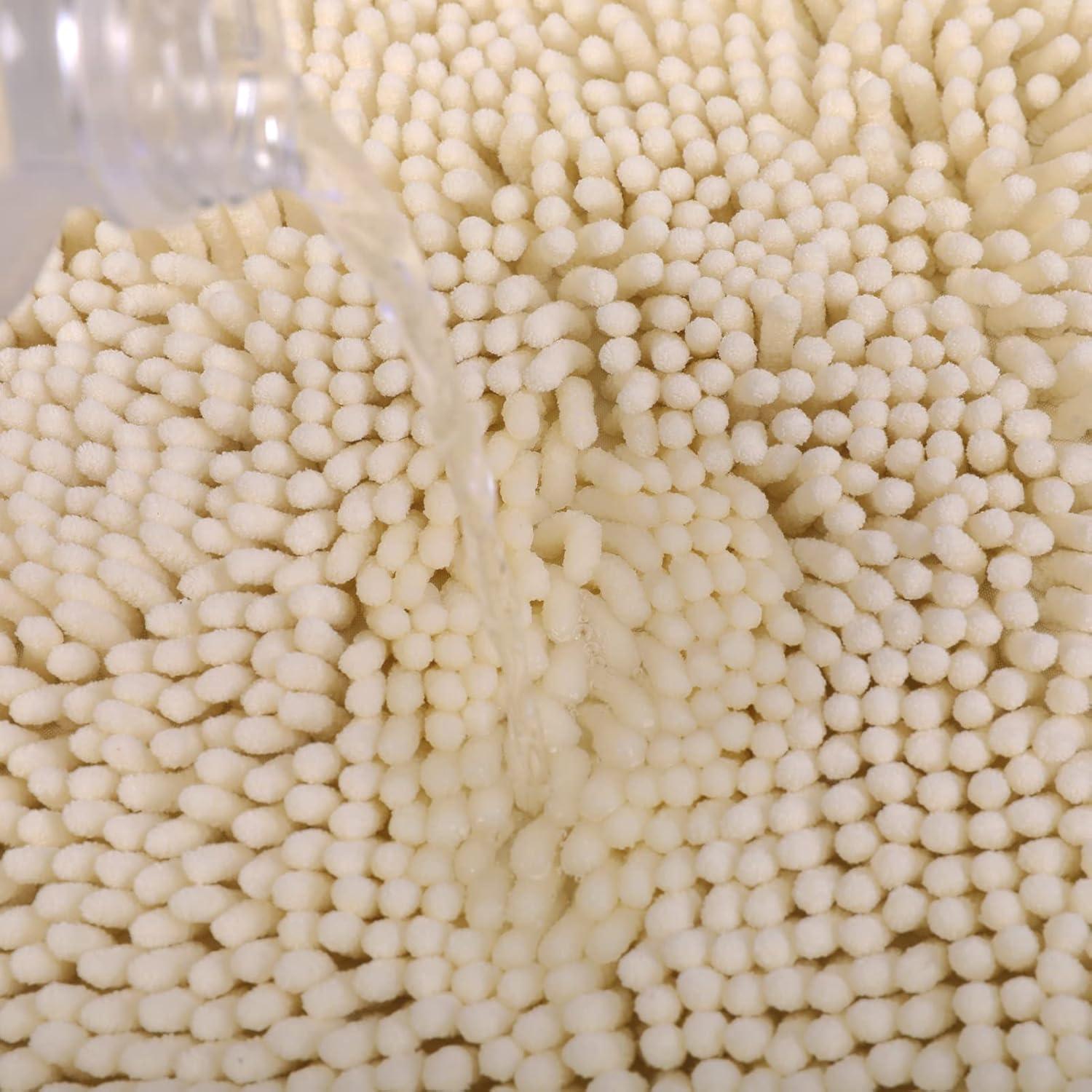 Alfombra de Baño Antideslizante KAMA BRIDAL Beige 30x30 cm