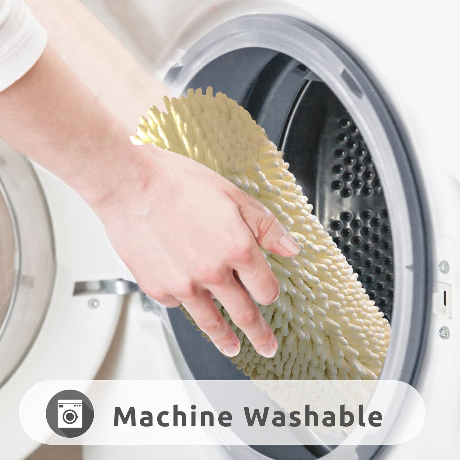 Alfombra de Baño Antideslizante KAMA BRIDAL Beige 30x30 cm