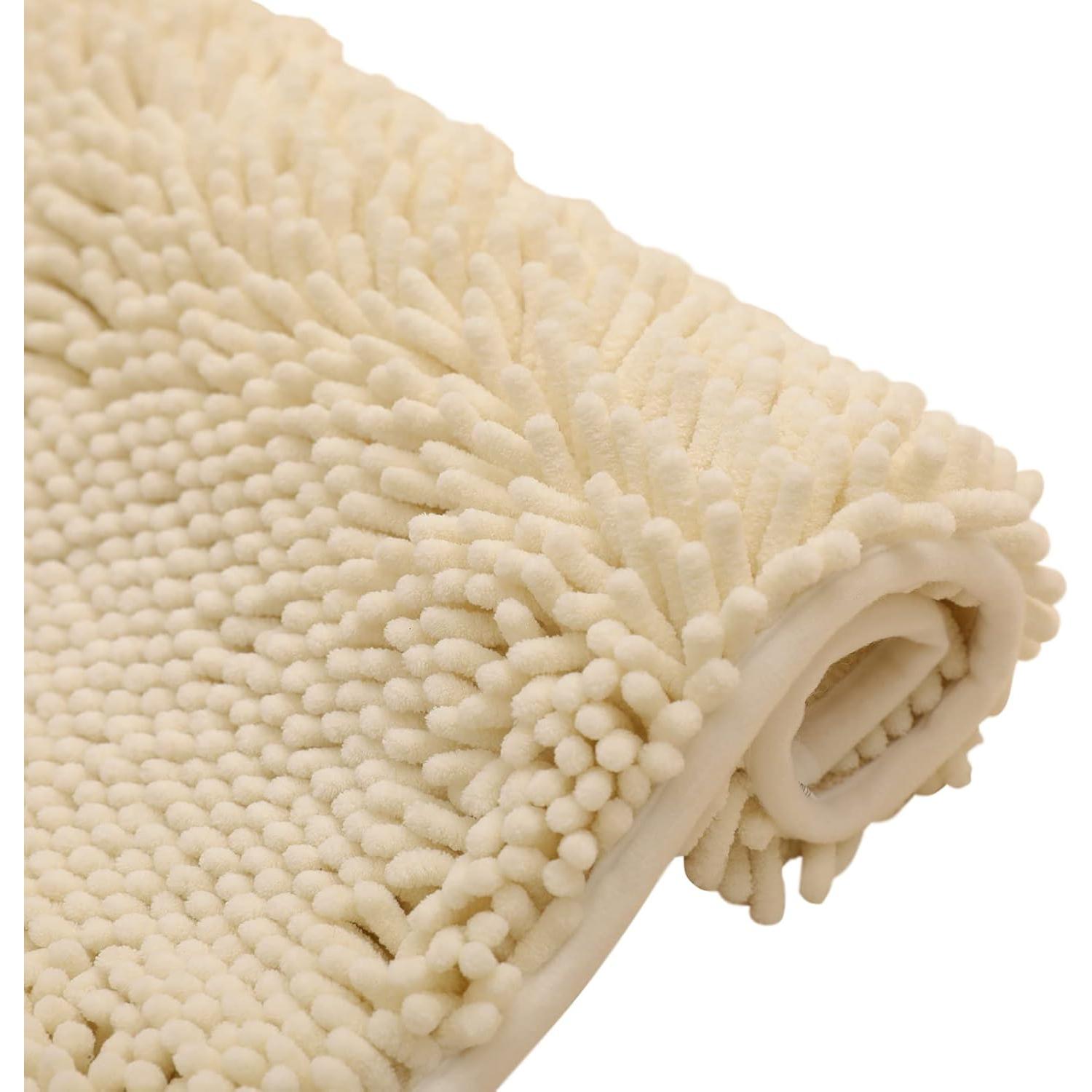 Alfombra de Baño Antideslizante KAMA BRIDAL Beige 30x30 cm