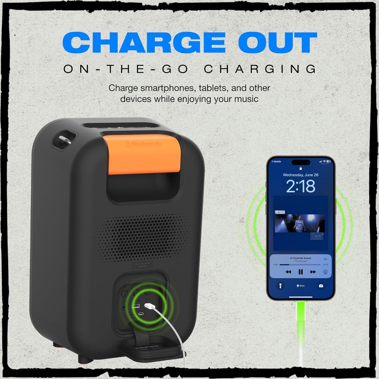 Altavoz Bluetooth Skullcandy Stomp - Impermeable IPX7 12h