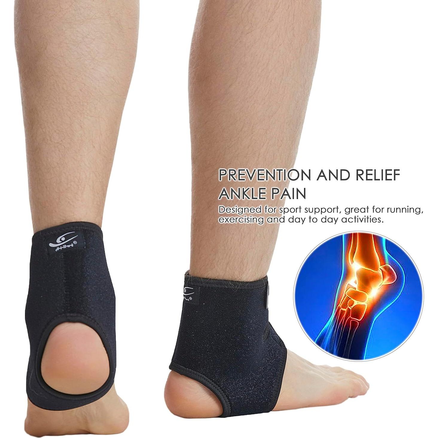 Faja de soporte para tobillo HiRui, neopreno transpirable, pequeño