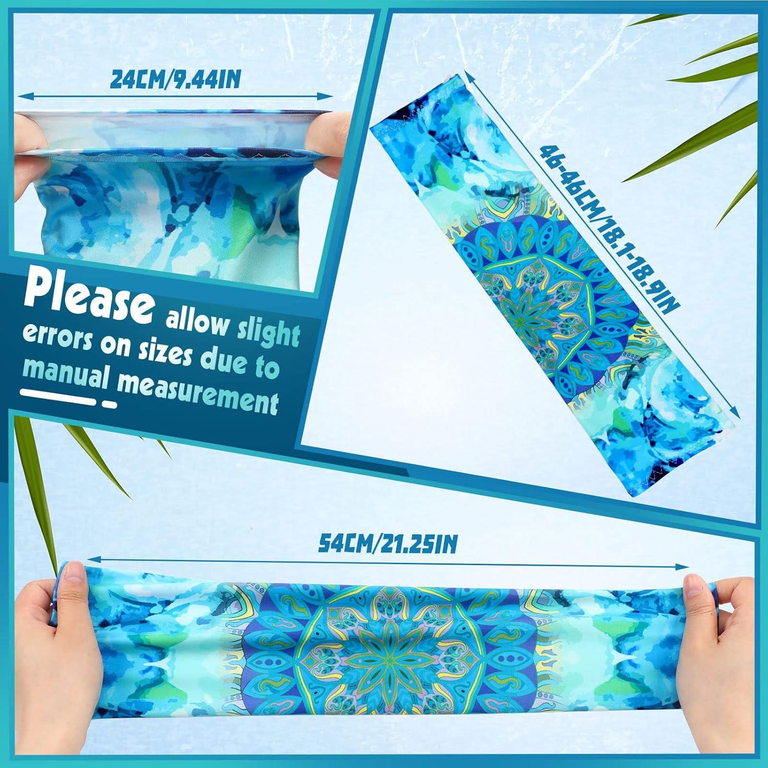 12 Pares Mangas UV para Mujeres y Hombres 53cm - Protección Solar