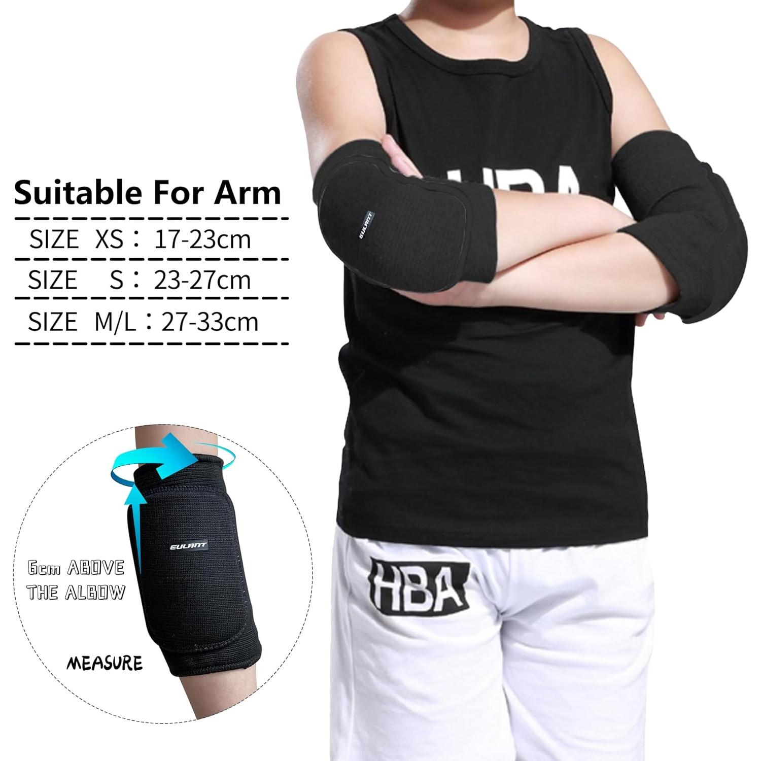 Almohadillas de Codo EULANT para Niños - Protección Deportiva