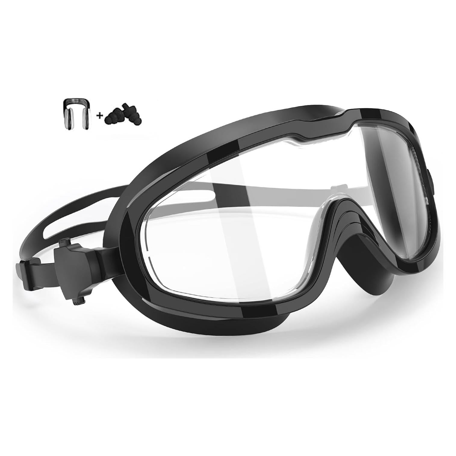 Gafas de Natación para Niños Bairuifu con Clip Nasal y Tapones
