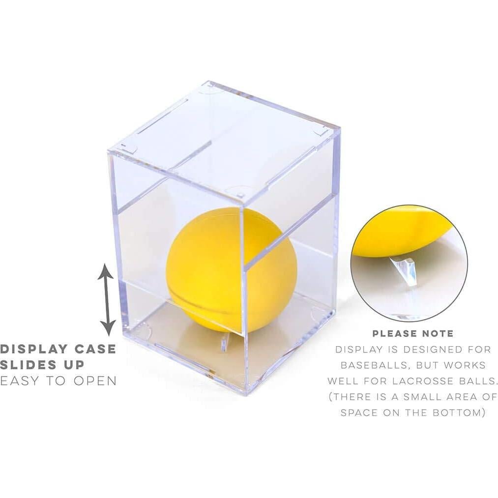 Caja de Exhibición Acrílica Cuadrada ChalkTalkSPORTS - Paquete de 3