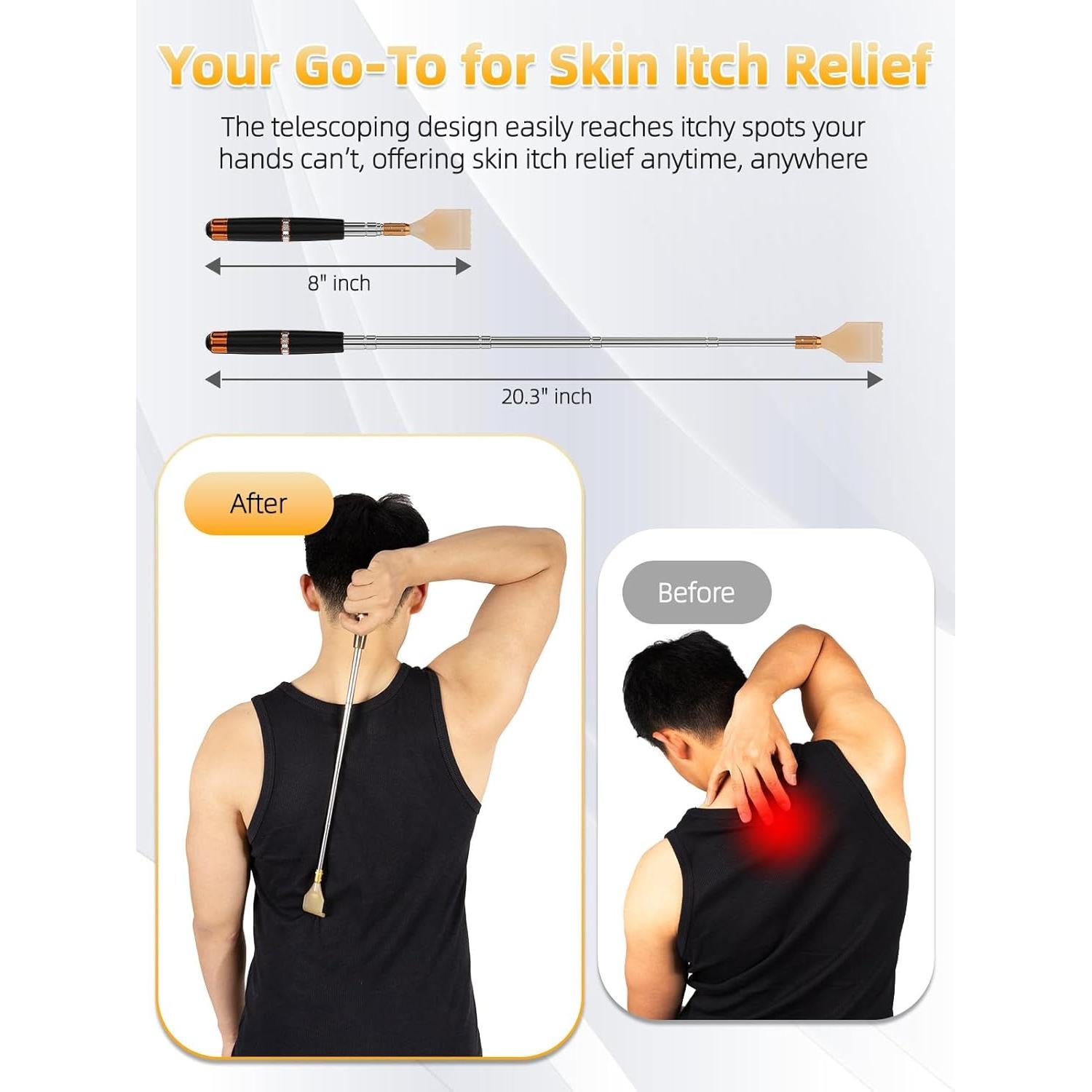 Rascador de Espalda Telescópico Ranarose 2 Pack Ajustable