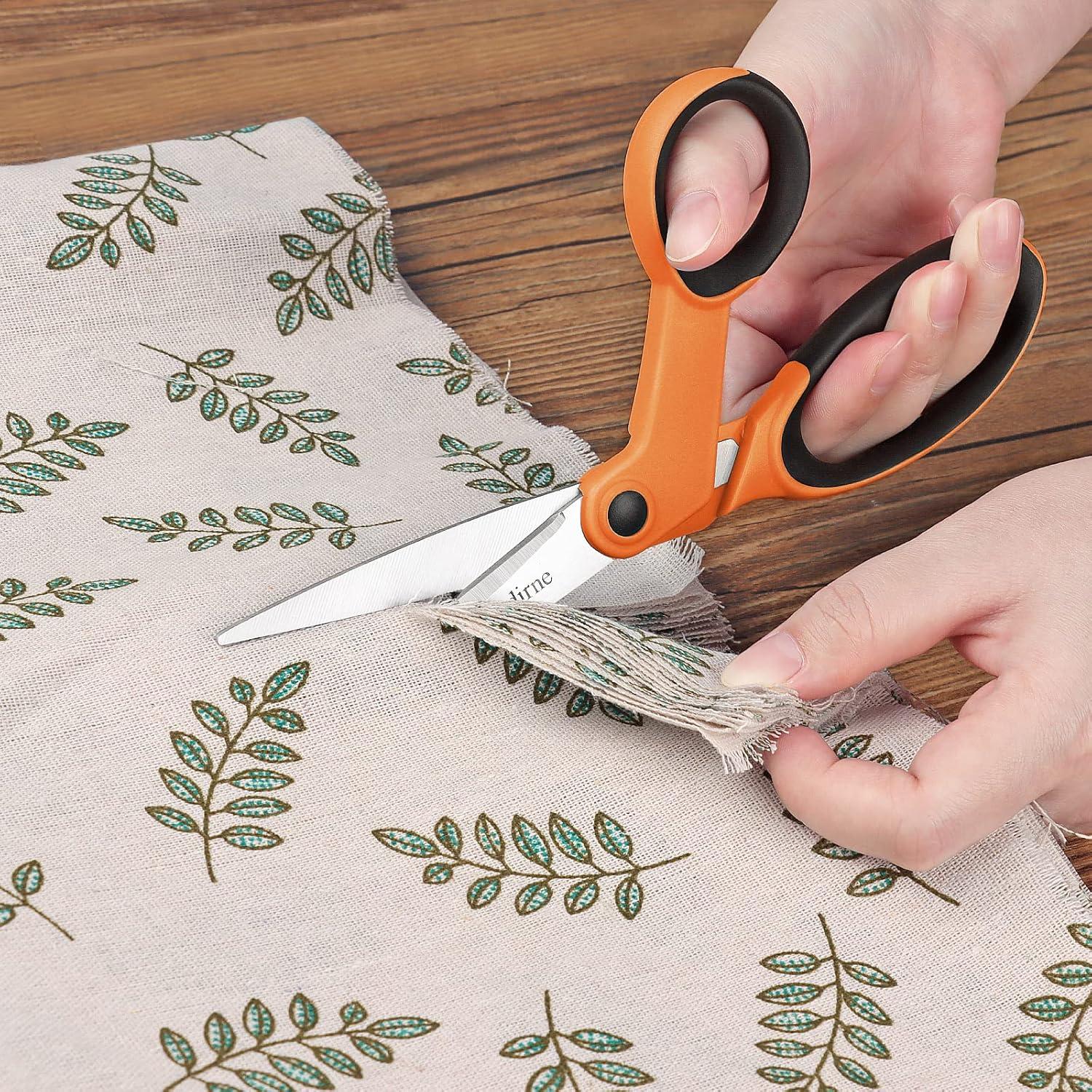 Set de Tijeras de Costura Premium Asdirne - 4 Piezas Naranja