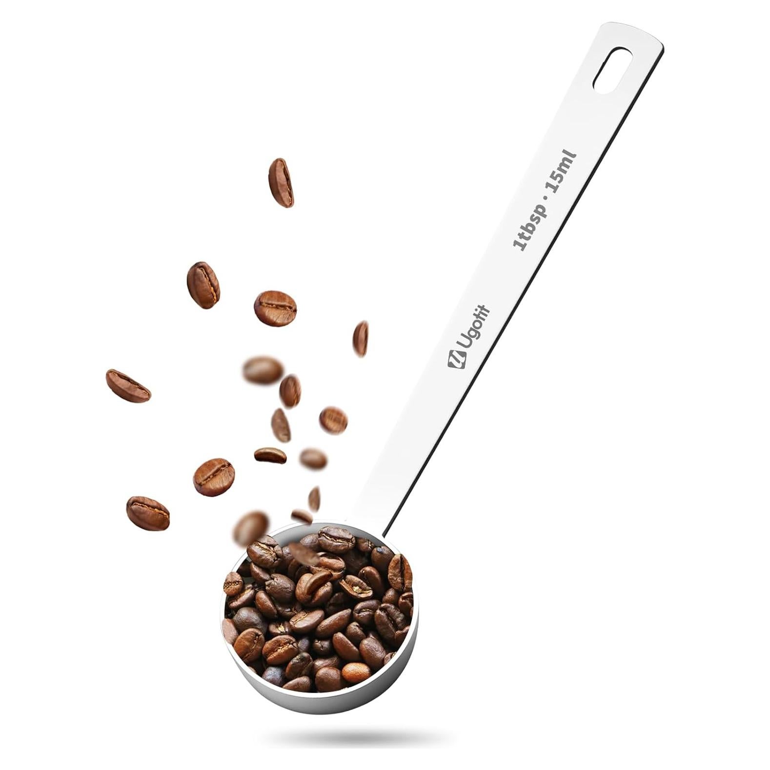 Cuchara Medidora Ugotit 15ml Acero Inoxidable Mango Largo