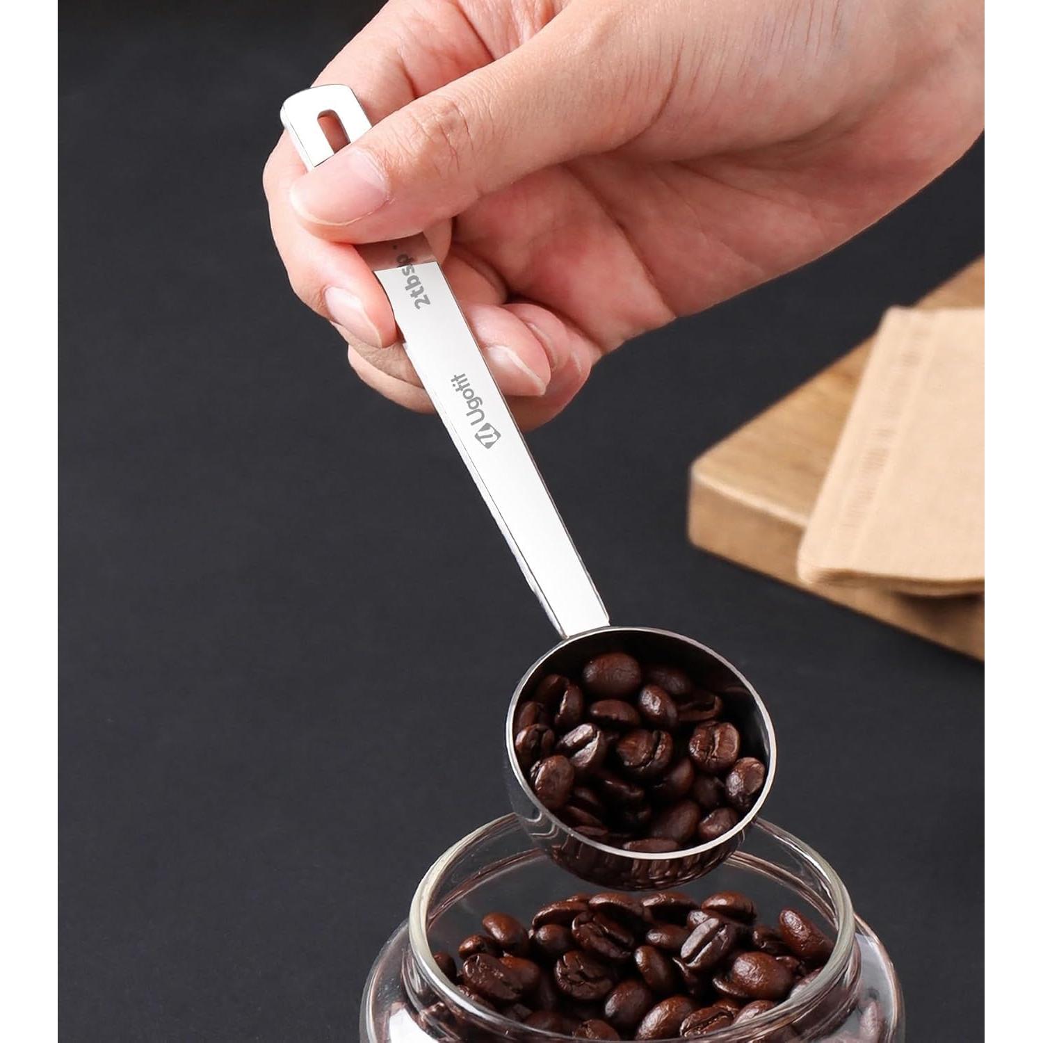 Cuchara Medidora Ugotit 15ml Acero Inoxidable Mango Largo