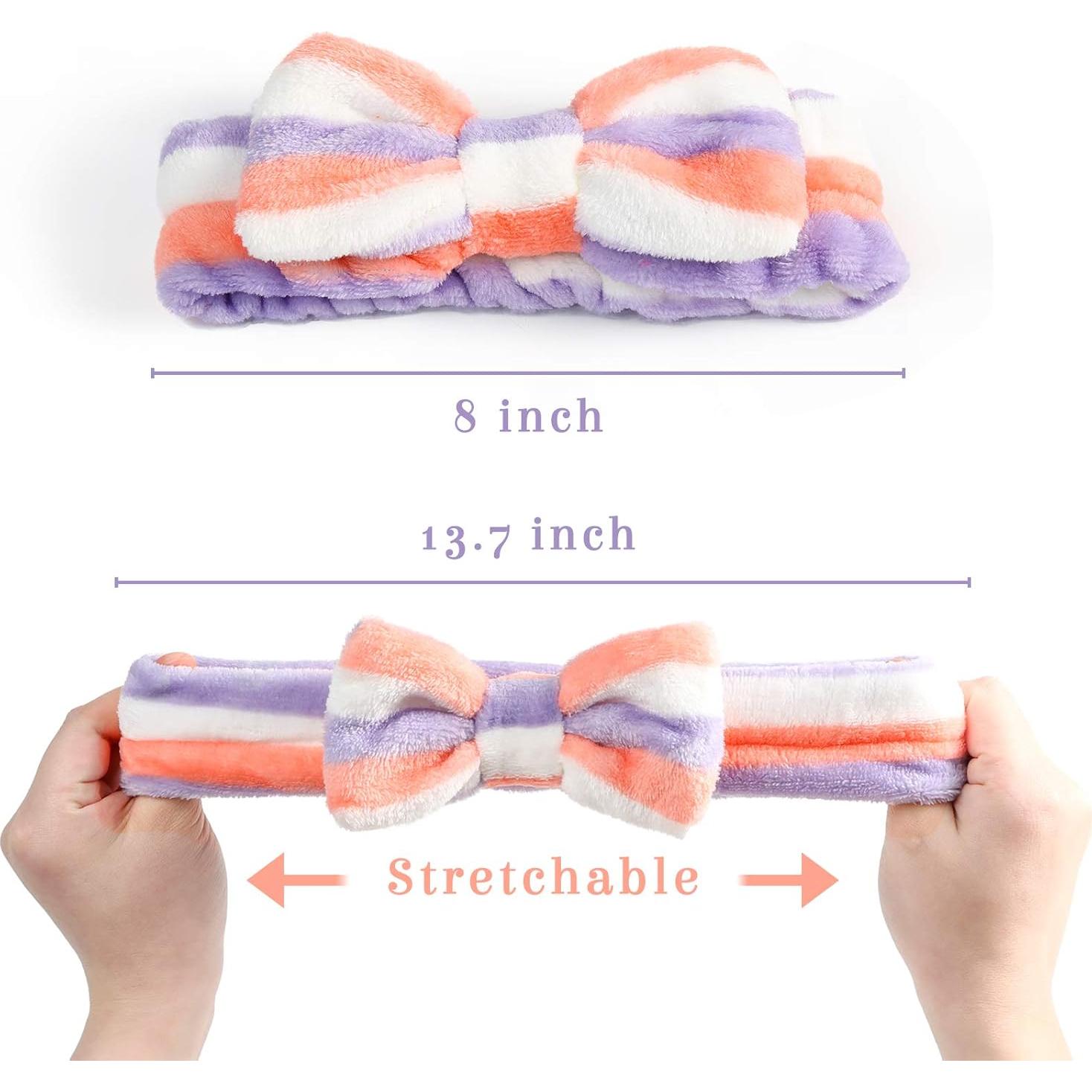 8 Bandas de Maquillaje para Spa 3 Nutrias - Suaves y Absorbentes