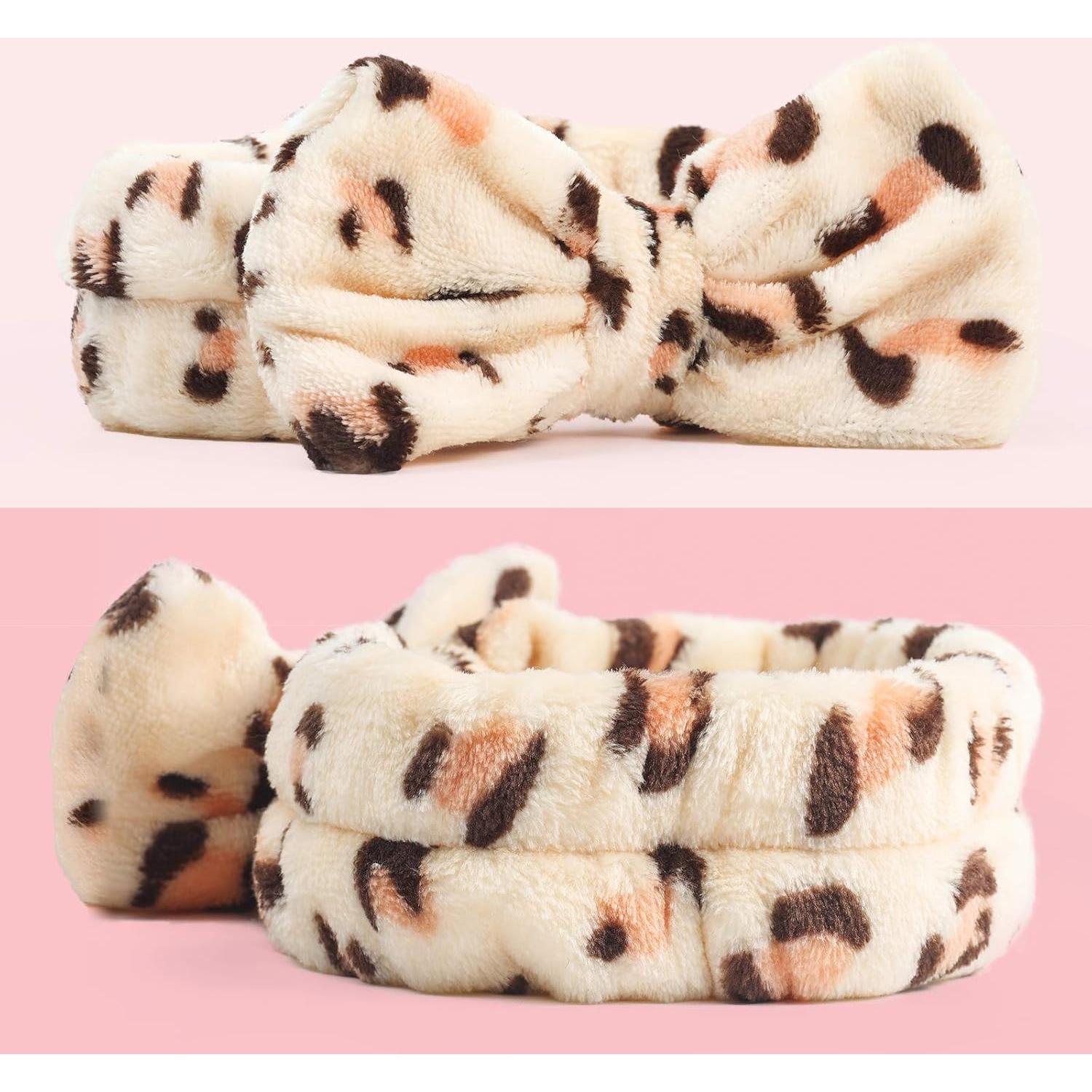 8 Bandas de Maquillaje para Spa 3 Nutrias - Suaves y Absorbentes