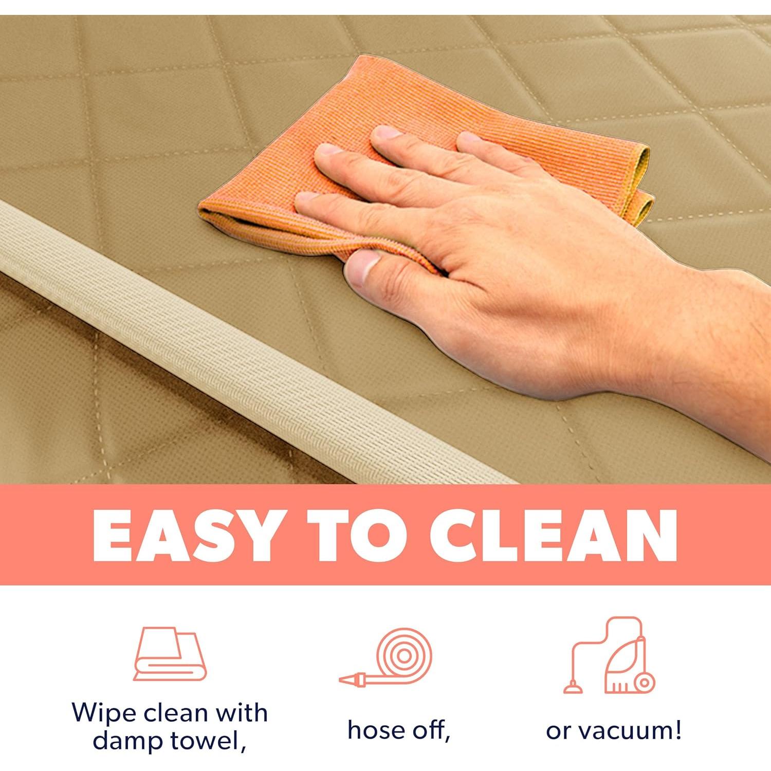 Funda de Asiento de Coche para Perros Active Pets Beige