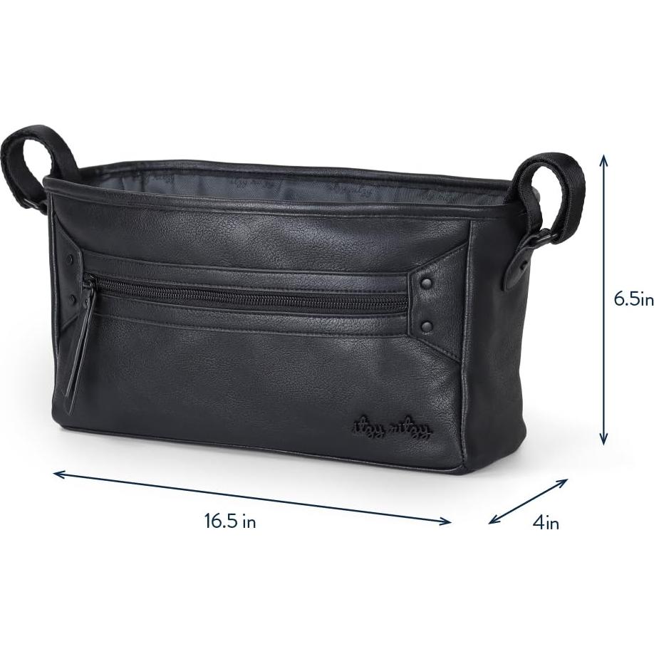 Caddy Ajustable para Carro Itzy Ritzy - Organizador Negro con Bolsillos