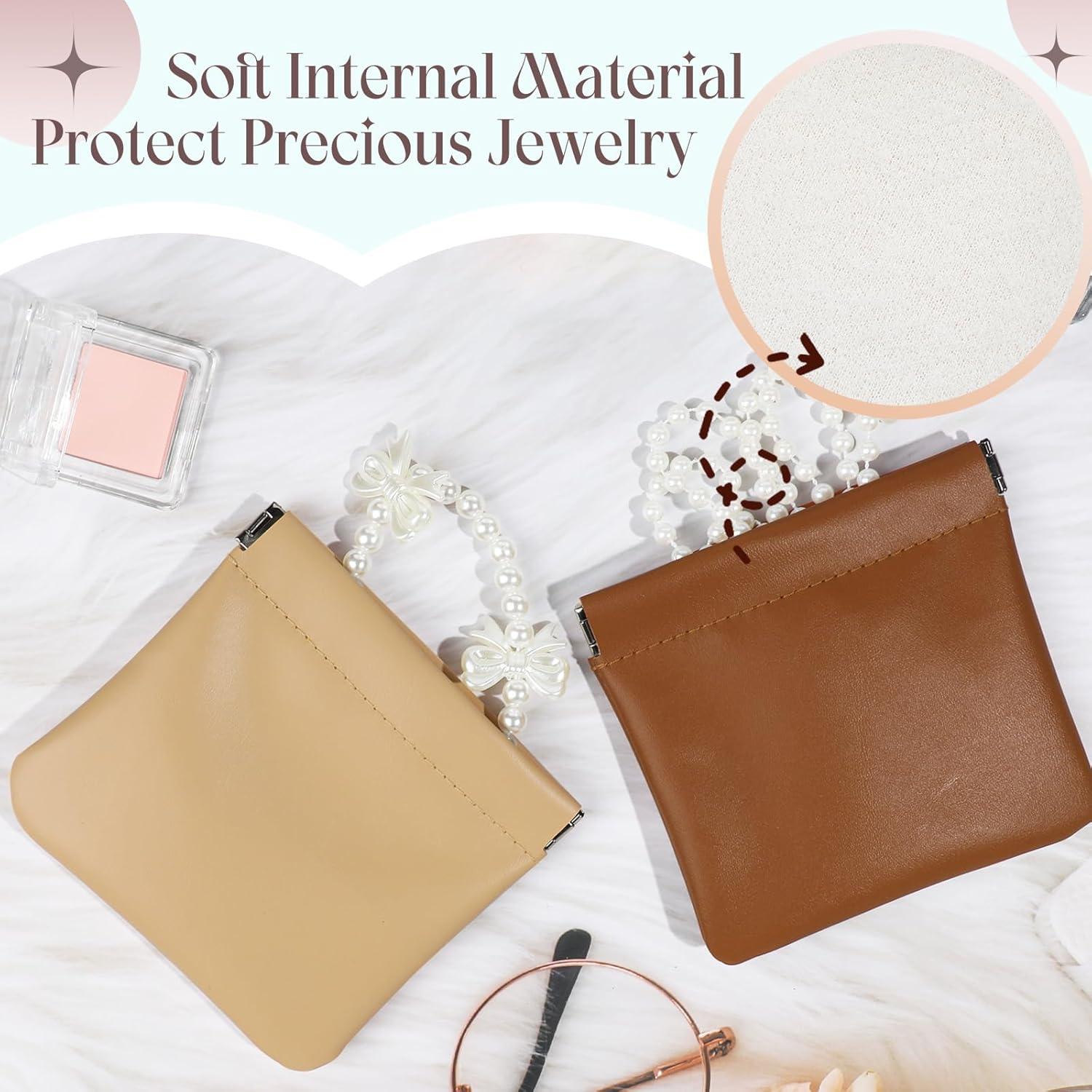 Estuche de Maquillaje ISKYBOB 4 Piezas Piel PU Portátil