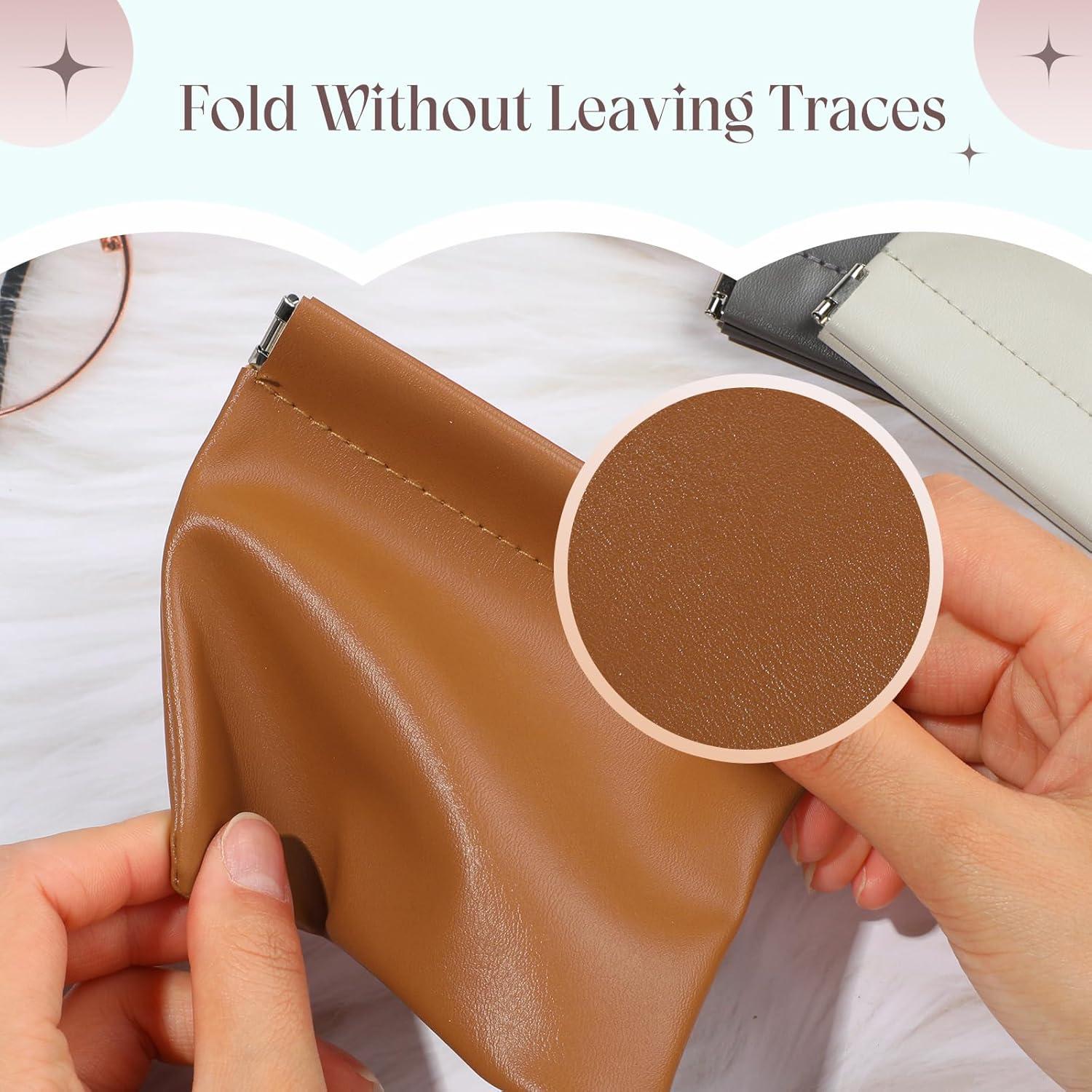 Estuche de Maquillaje ISKYBOB 4 Piezas Piel PU Portátil