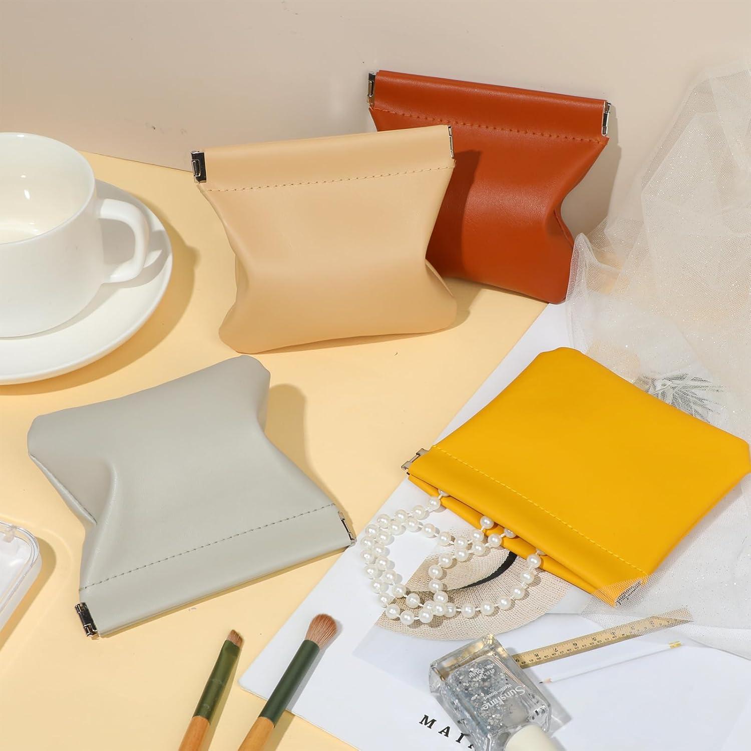 Estuche de Maquillaje ISKYBOB 4 Piezas Piel PU Portátil