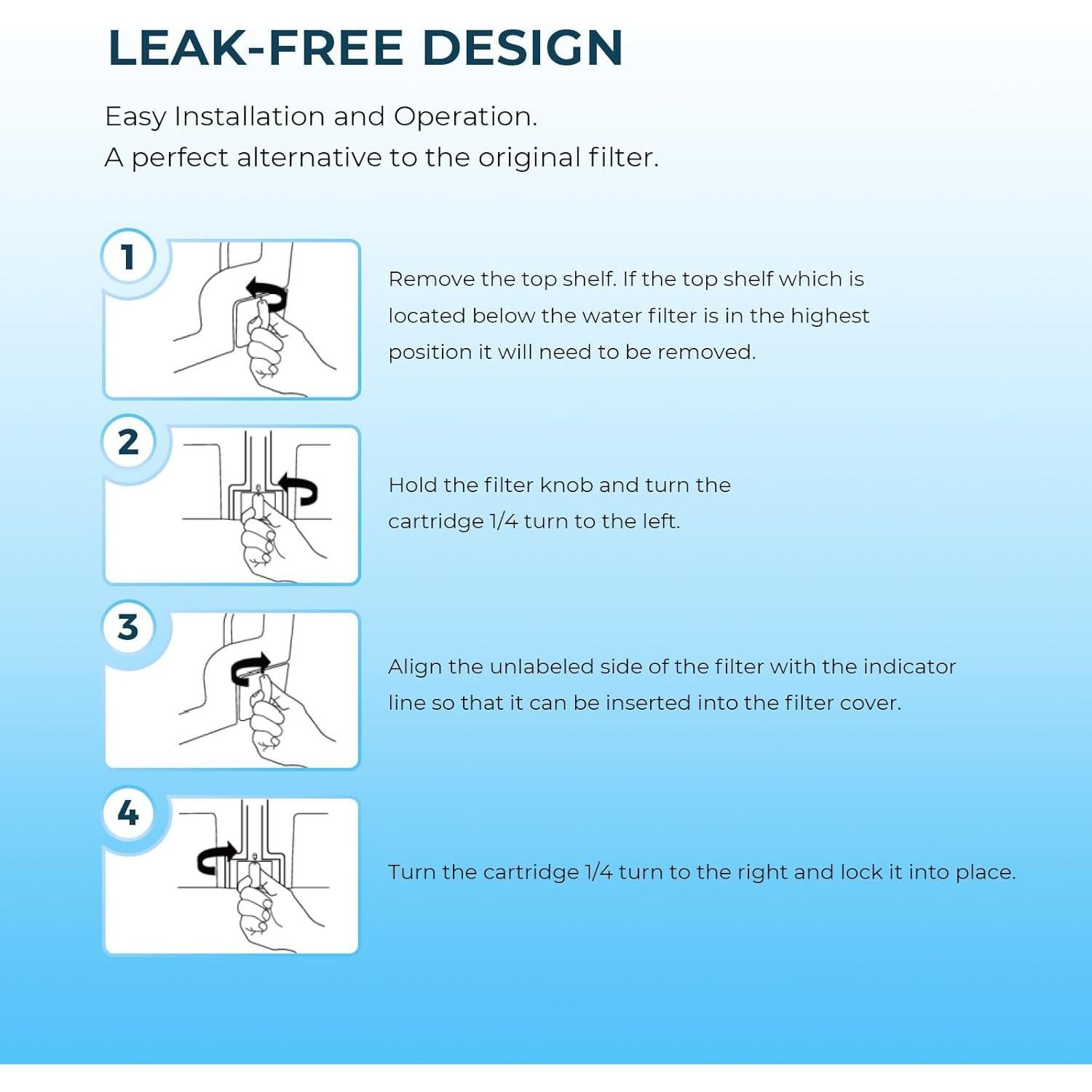 Filtro de Agua Crystala para Refrigerador Samsung DA97-17376B