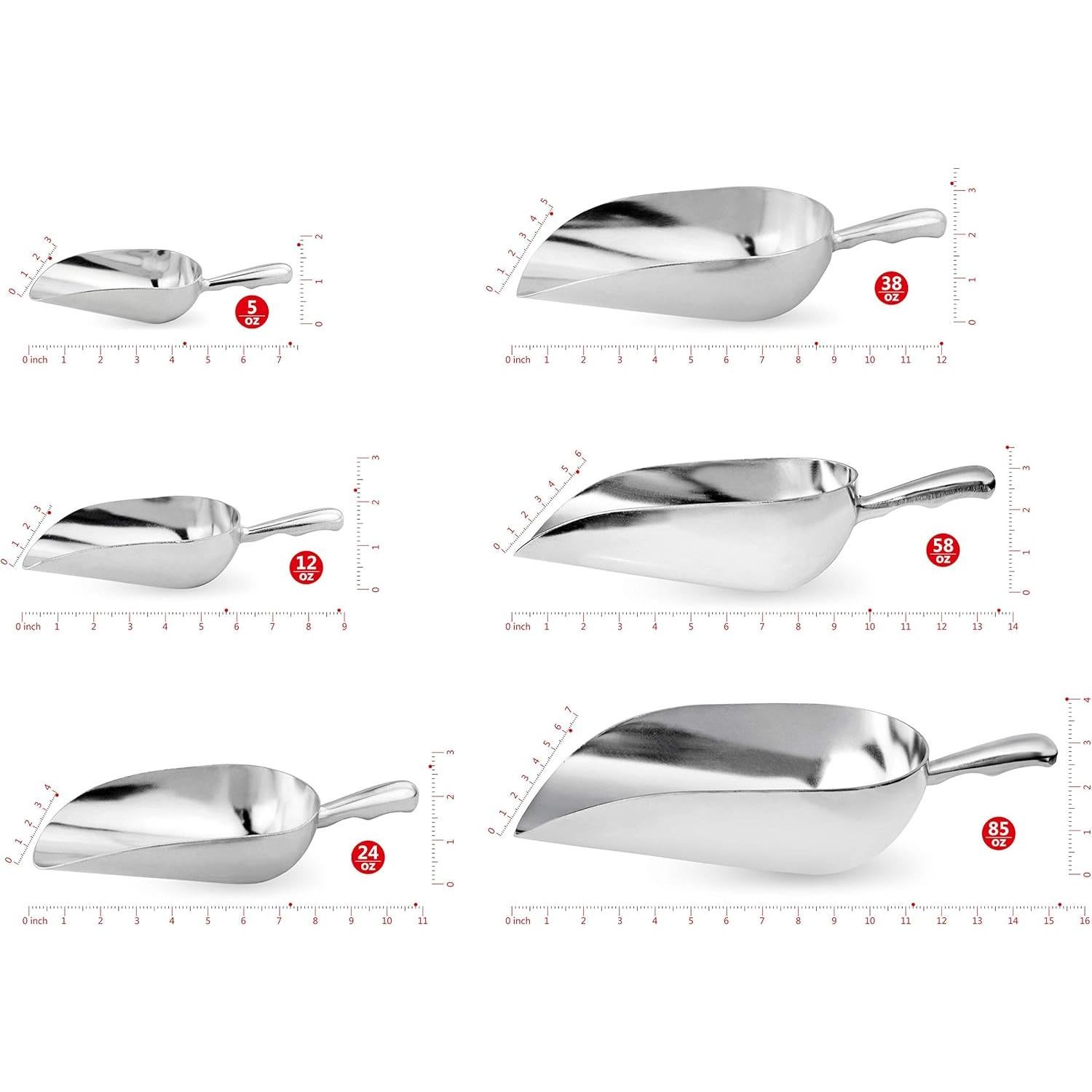 Cucharón de Aluminio Fundido New Star Foodservice 150g