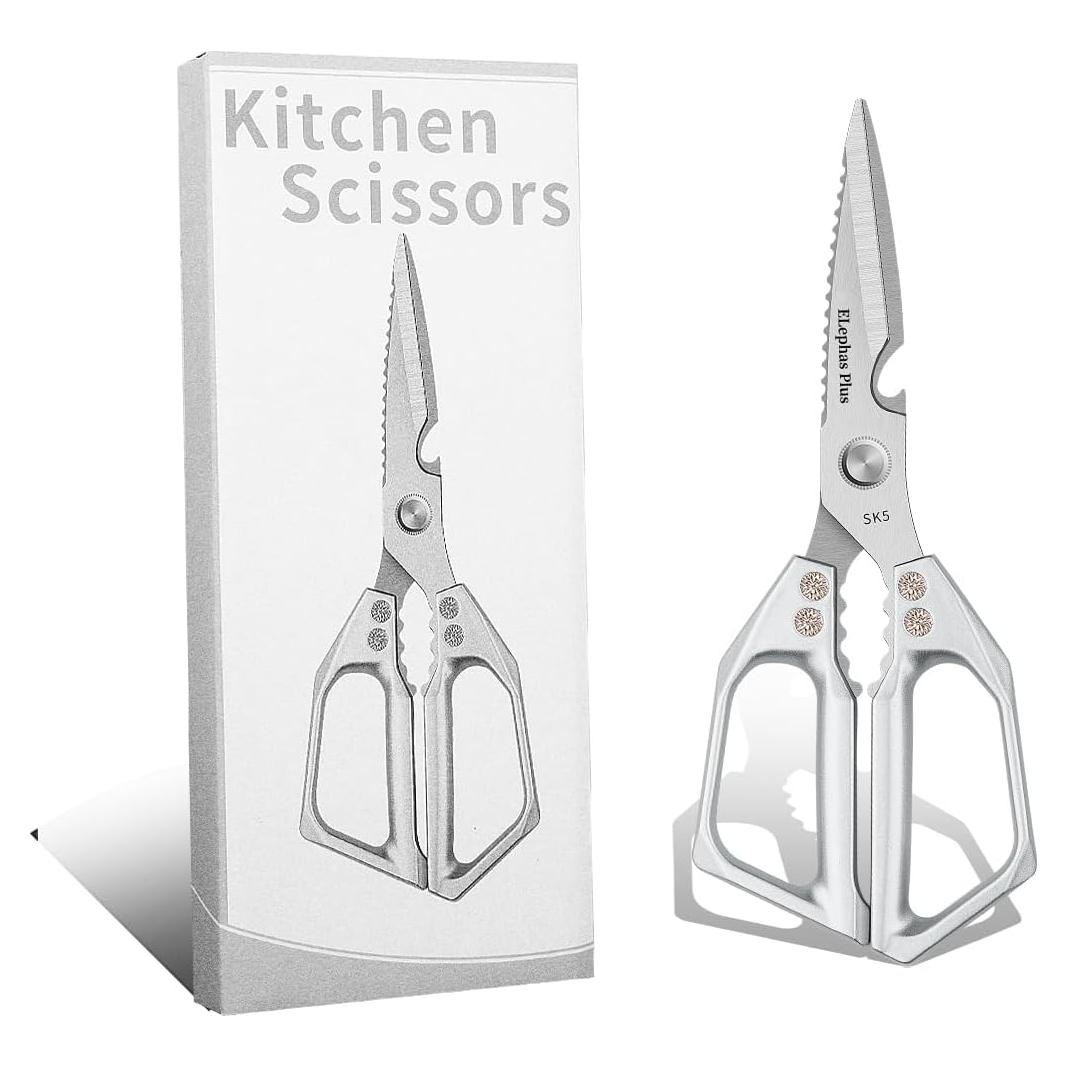 Tijeras de Cocina Multifuncionales Elephas Plus Acero Inoxidable
