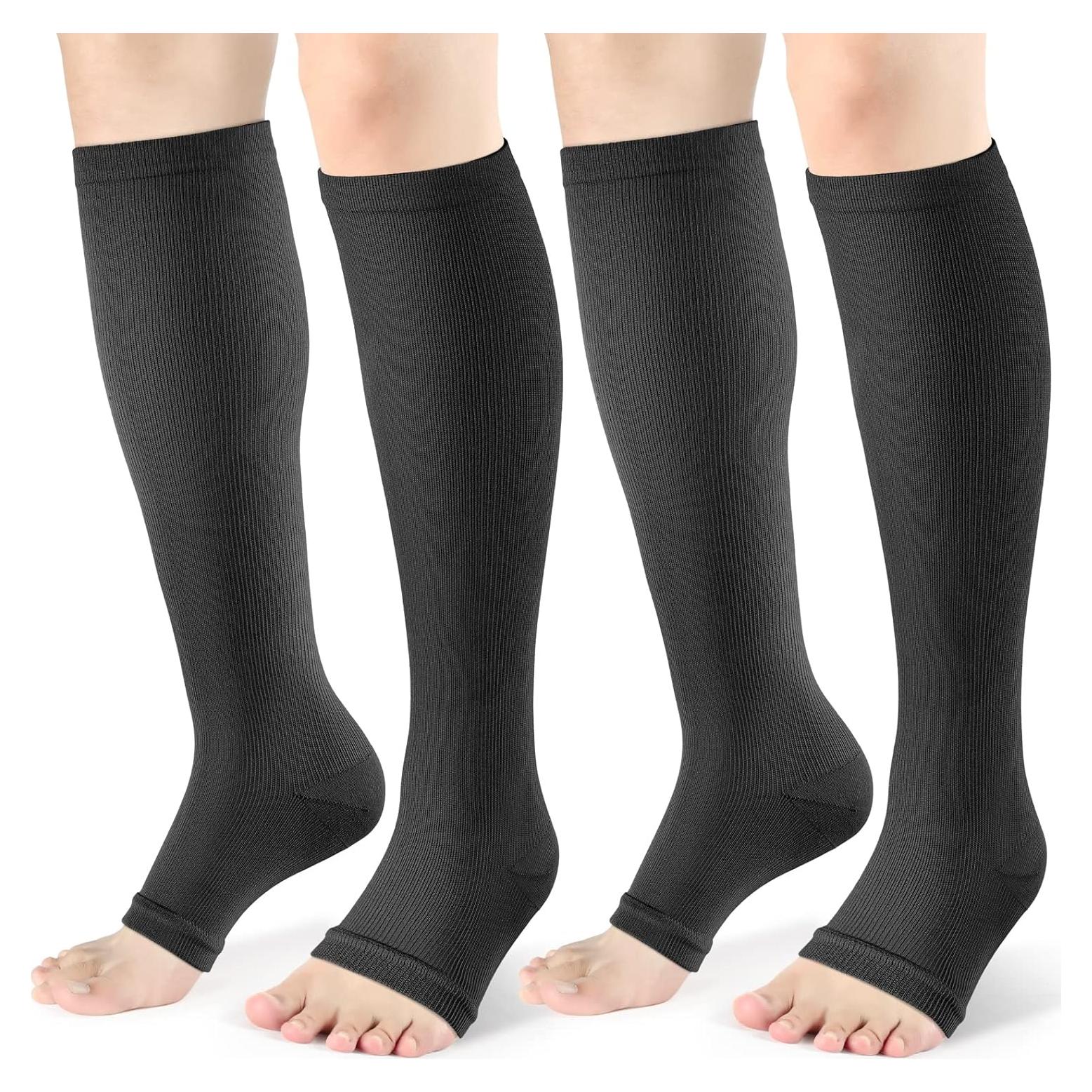 Calcetines de Compresión Abiertos Cerpit 15-20 mmHg 2 Pares