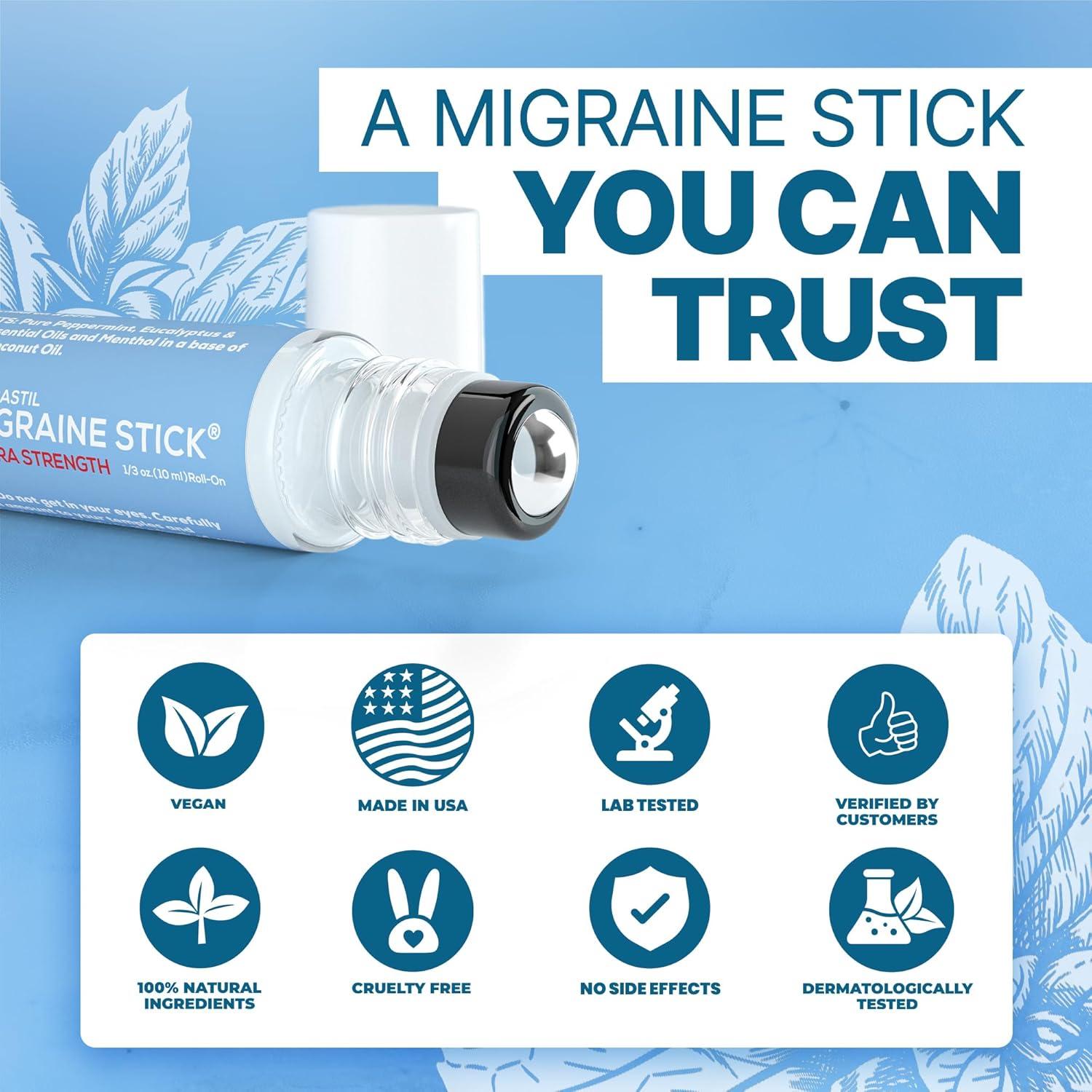 Stick para Migraña Fuerte Vigor Básico 11.4 cm con Aceites Esenciales