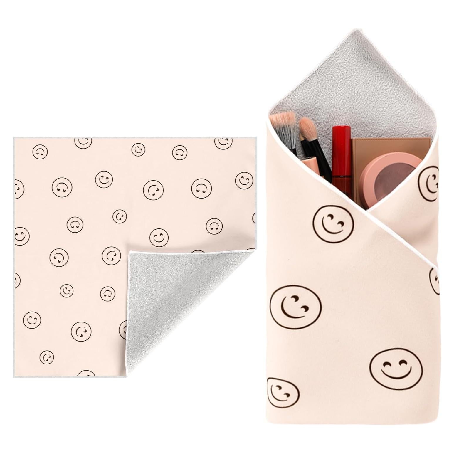 Bolsa de Maquillaje Mágica Autoadhesiva 50.8x50.8cm - Sonriente