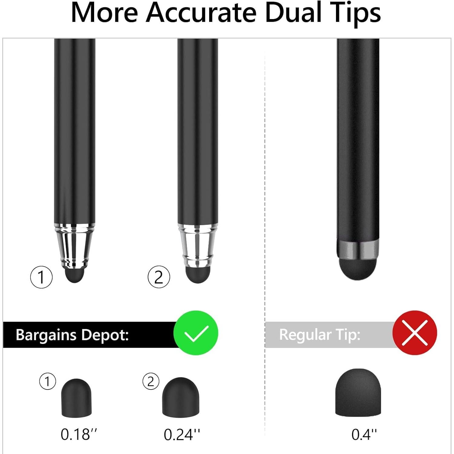 Bolígrafo Táctil 2 en 1 Bargains Depot con 20 Puntas de Goma