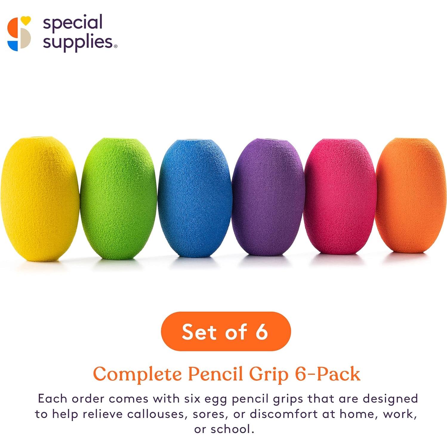 Agarraderas Ergonómicas para Lápiz Suministros Especiales 6 Piezas