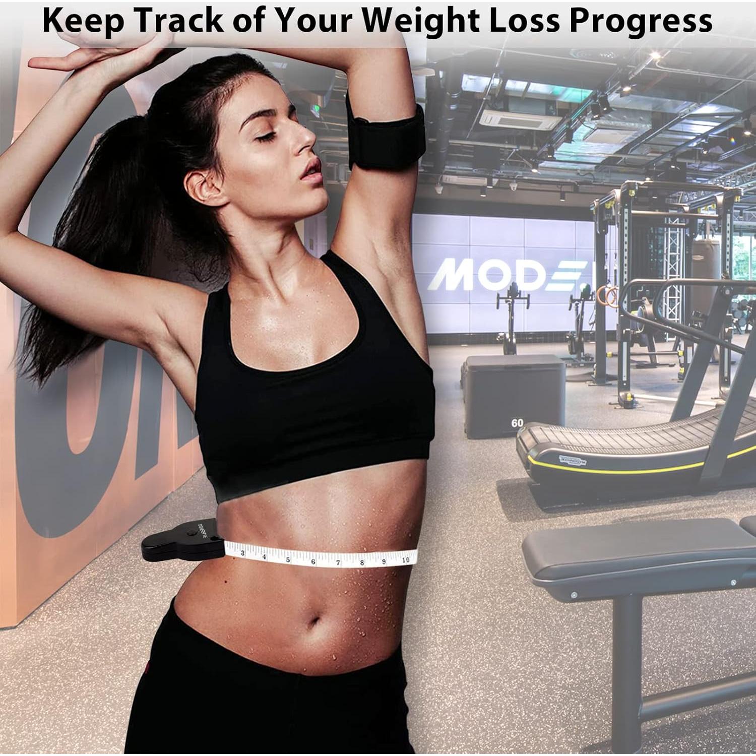 Cinta Métrica Corporal Dombbfye Retráctil 150cm Doble Escala